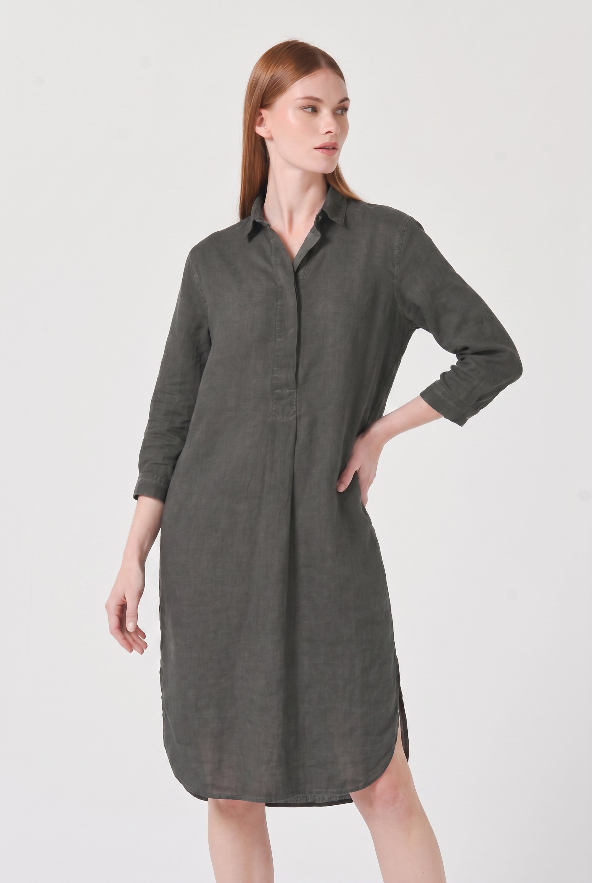Chemisier Lungo Voile - Pietra