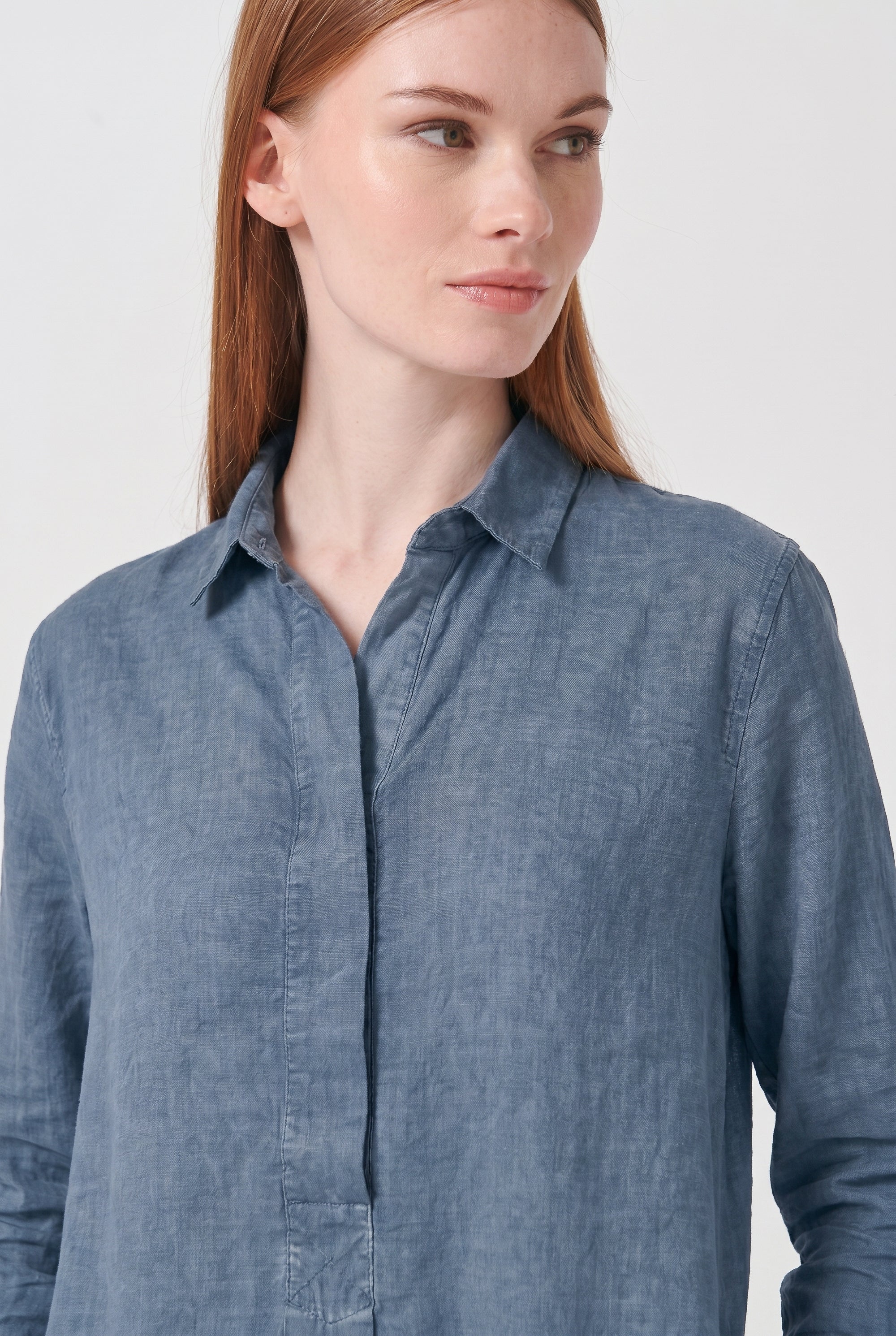 Chemisier Lungo Voile - Jeans