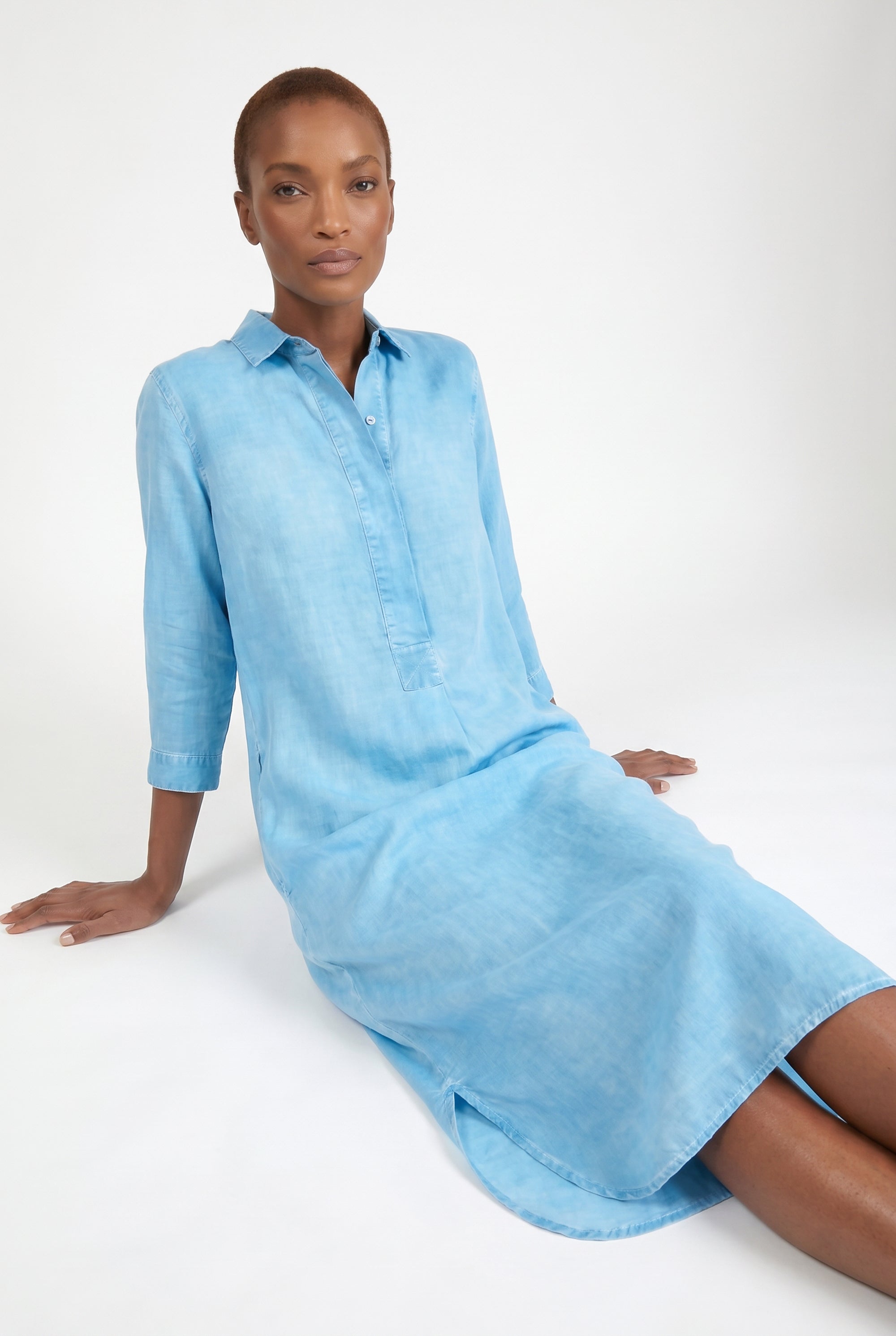 Long Voile Shirtdress - Lavezzi