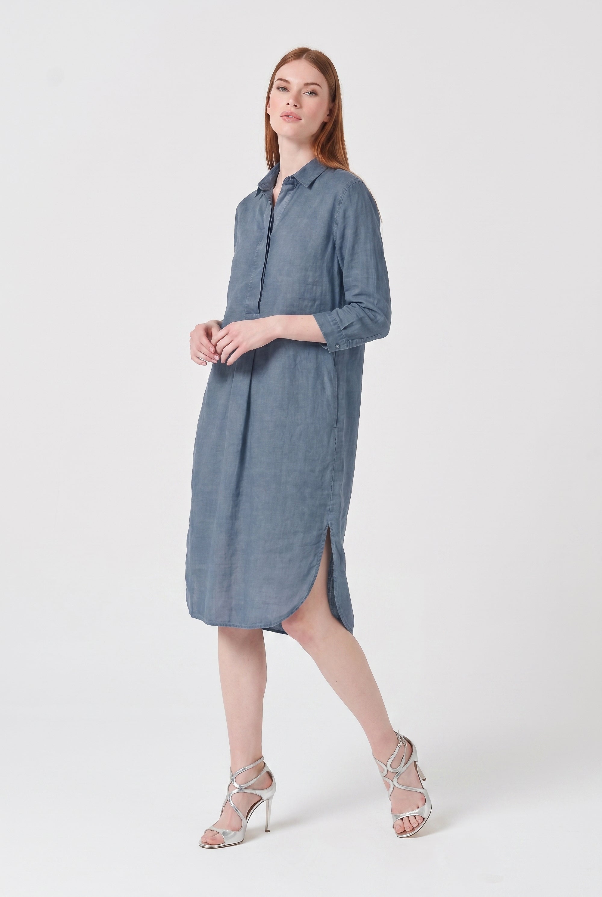 Chemisier Lungo Voile - Jeans