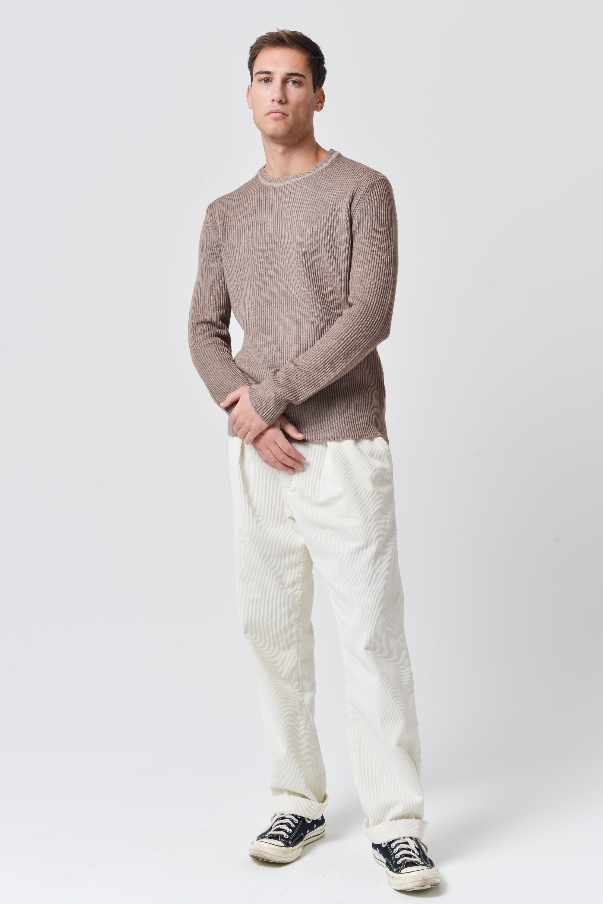 Kodiak Ribbed Heavy Sweater - Breakers