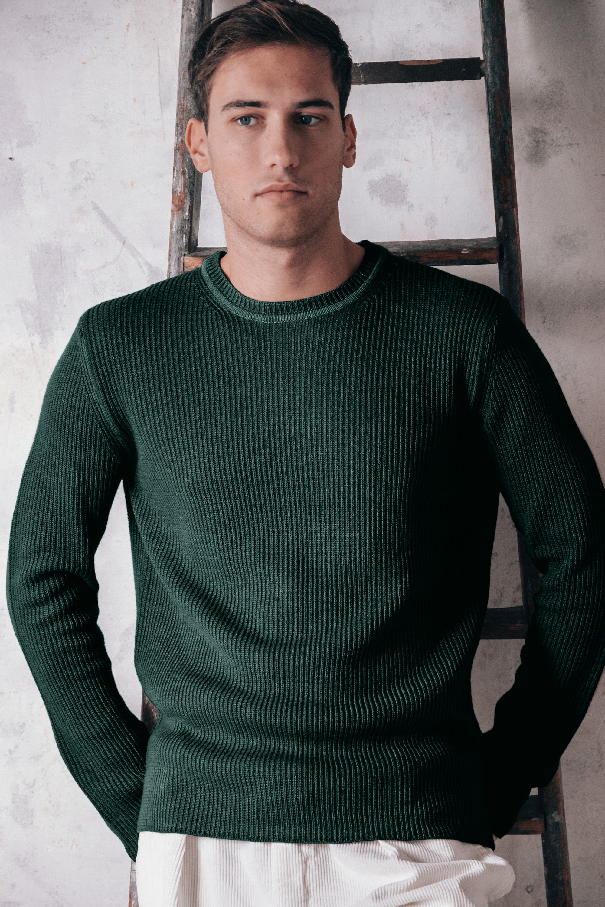 Kodiak Ribbed Heavy Sweater - British
