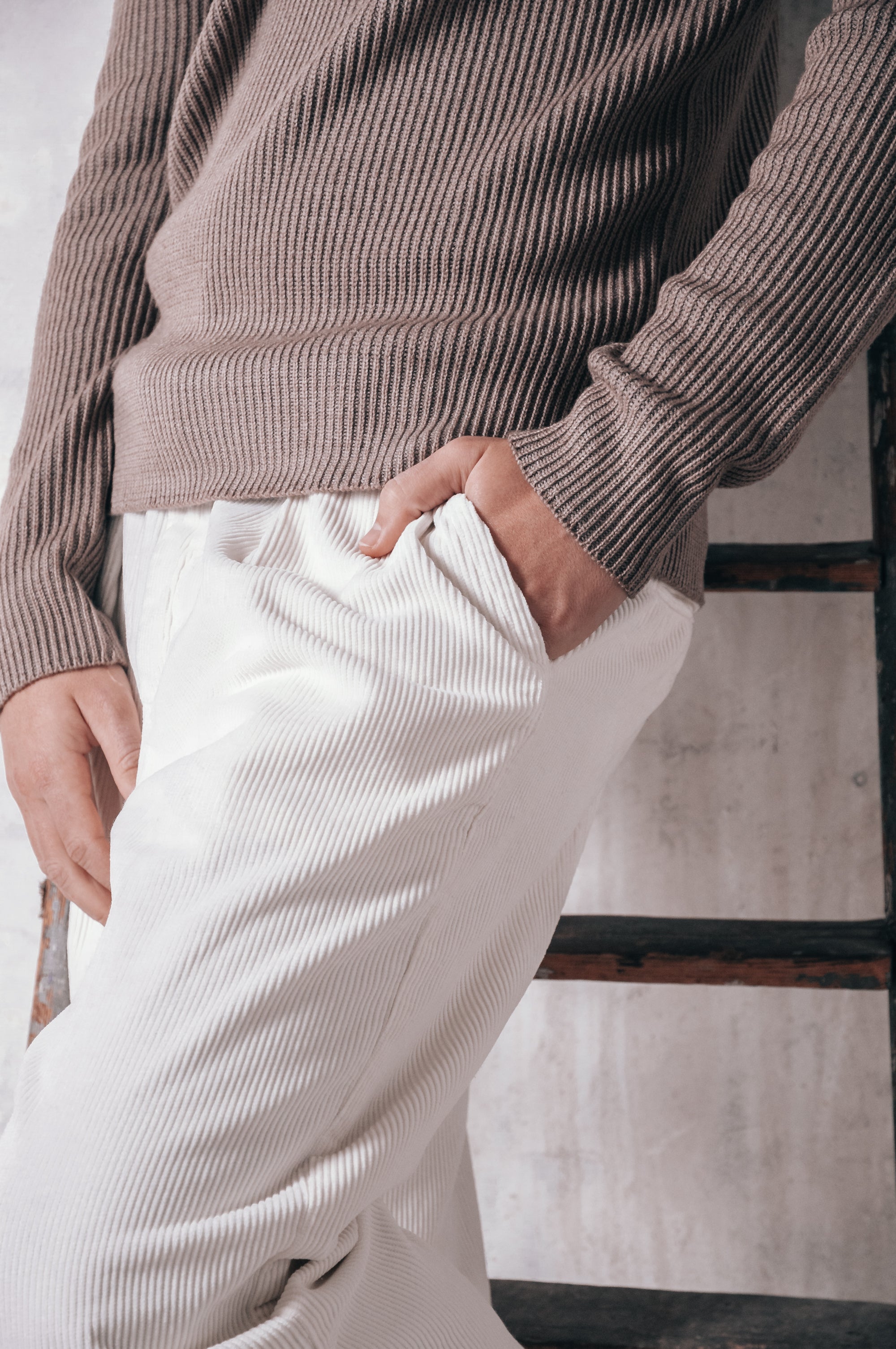 Kodiak Ribbed Heavy Sweater - Breakers