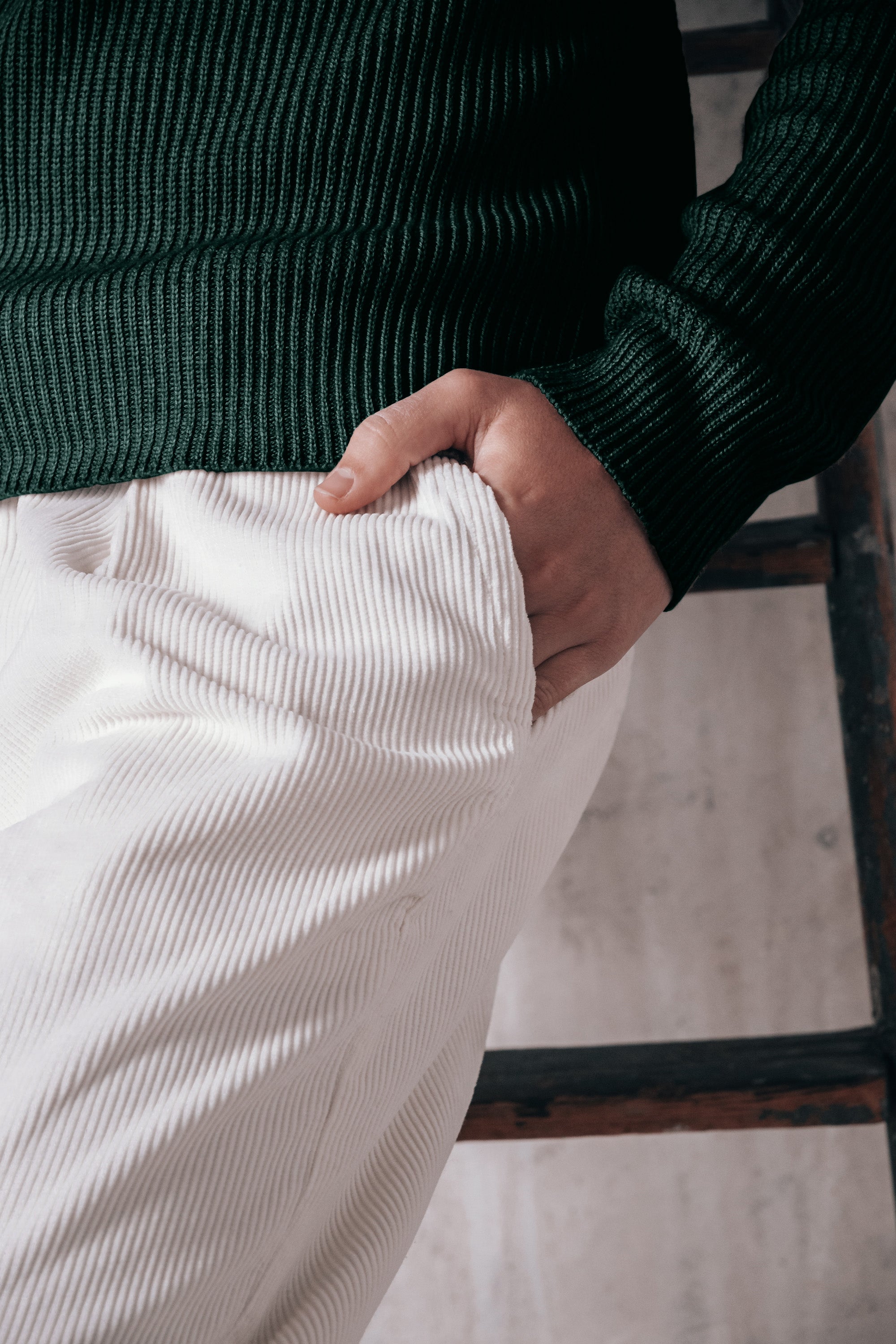 Kodiak Ribbed Heavy Sweater - British