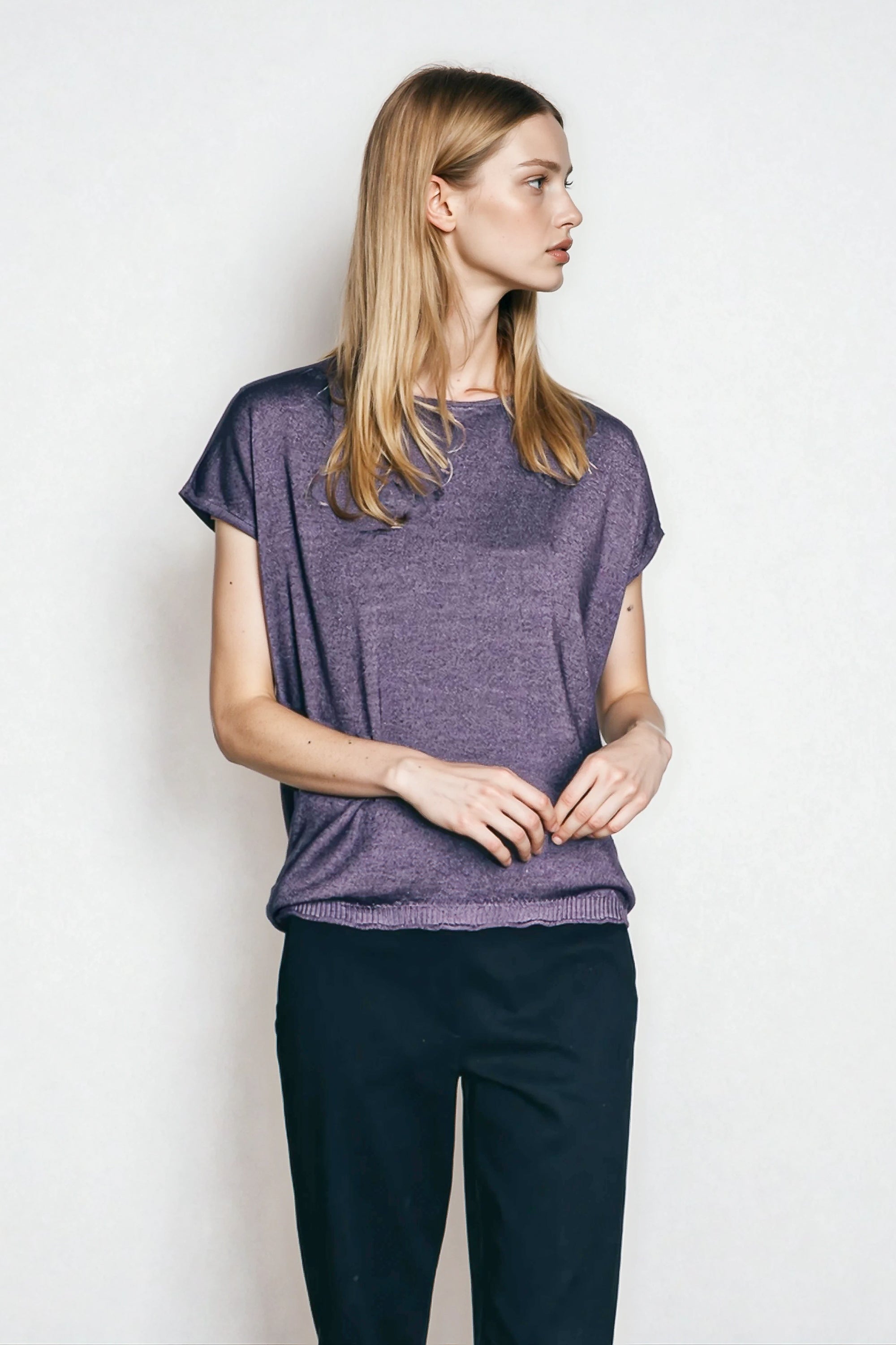 Avoch Knit Top - Dusk