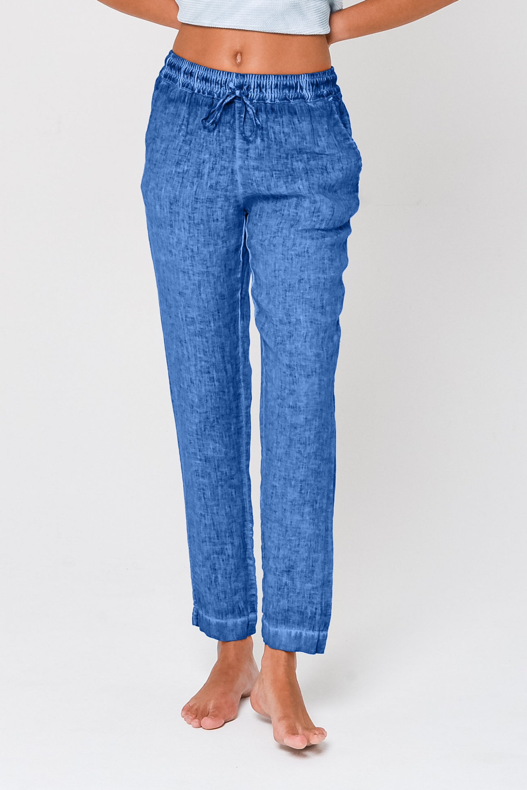 Linen Slacks - Oceano