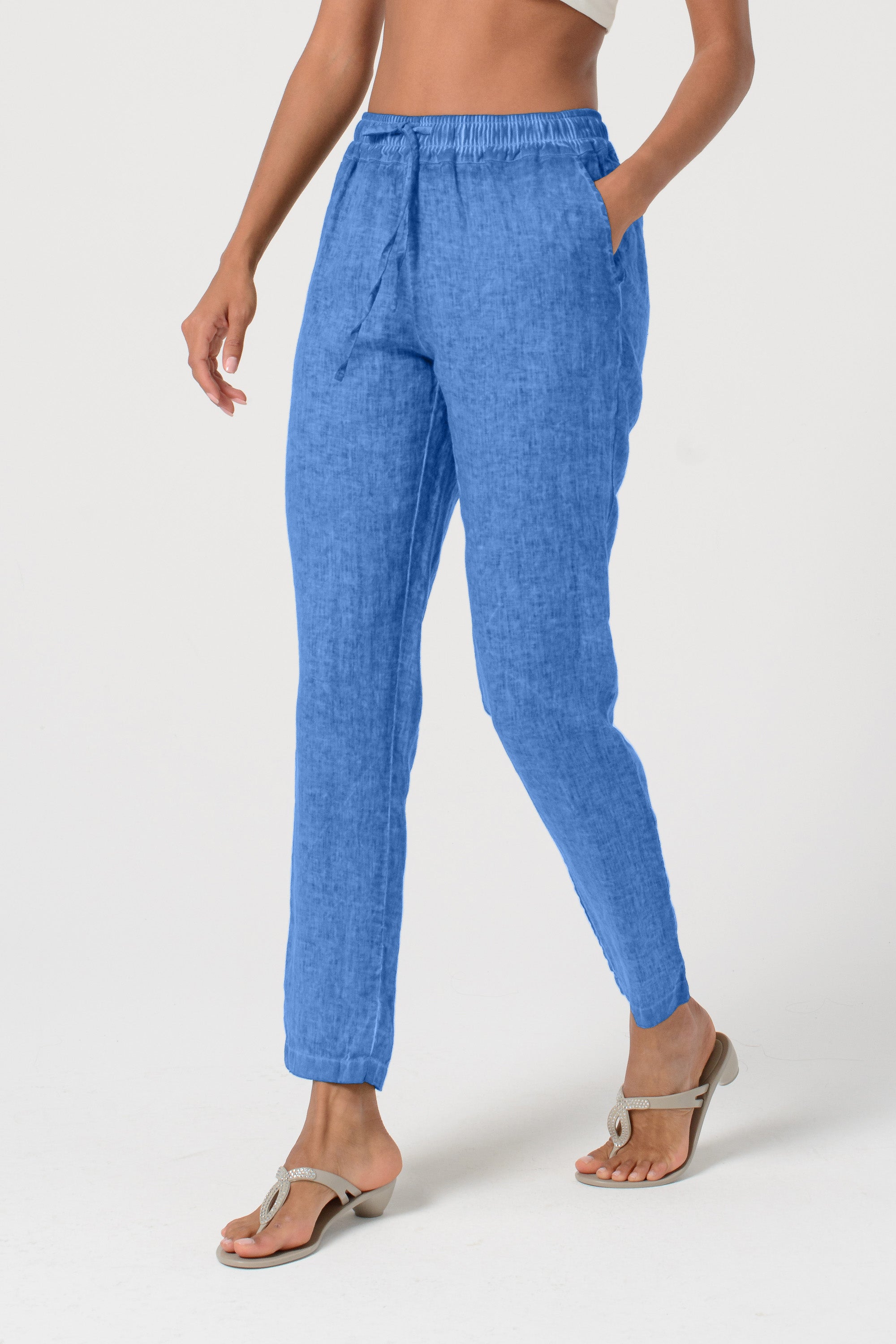 Linen Slacks - Oceano