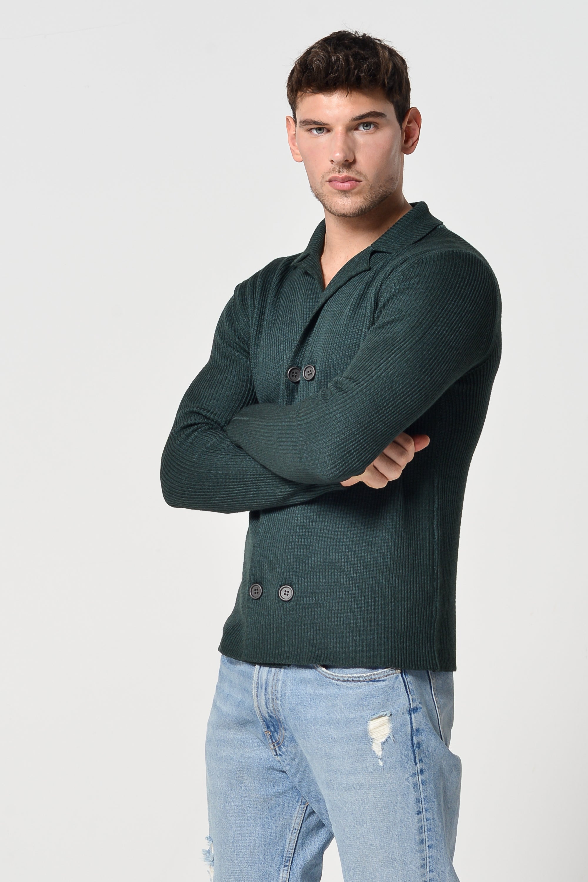 Troon Ribbed Cardigan - British