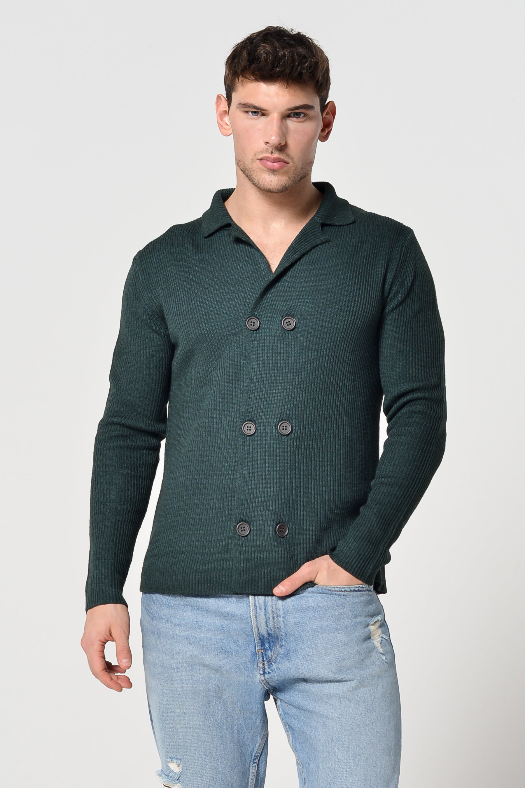 Troon Ribbed Cardigan - British