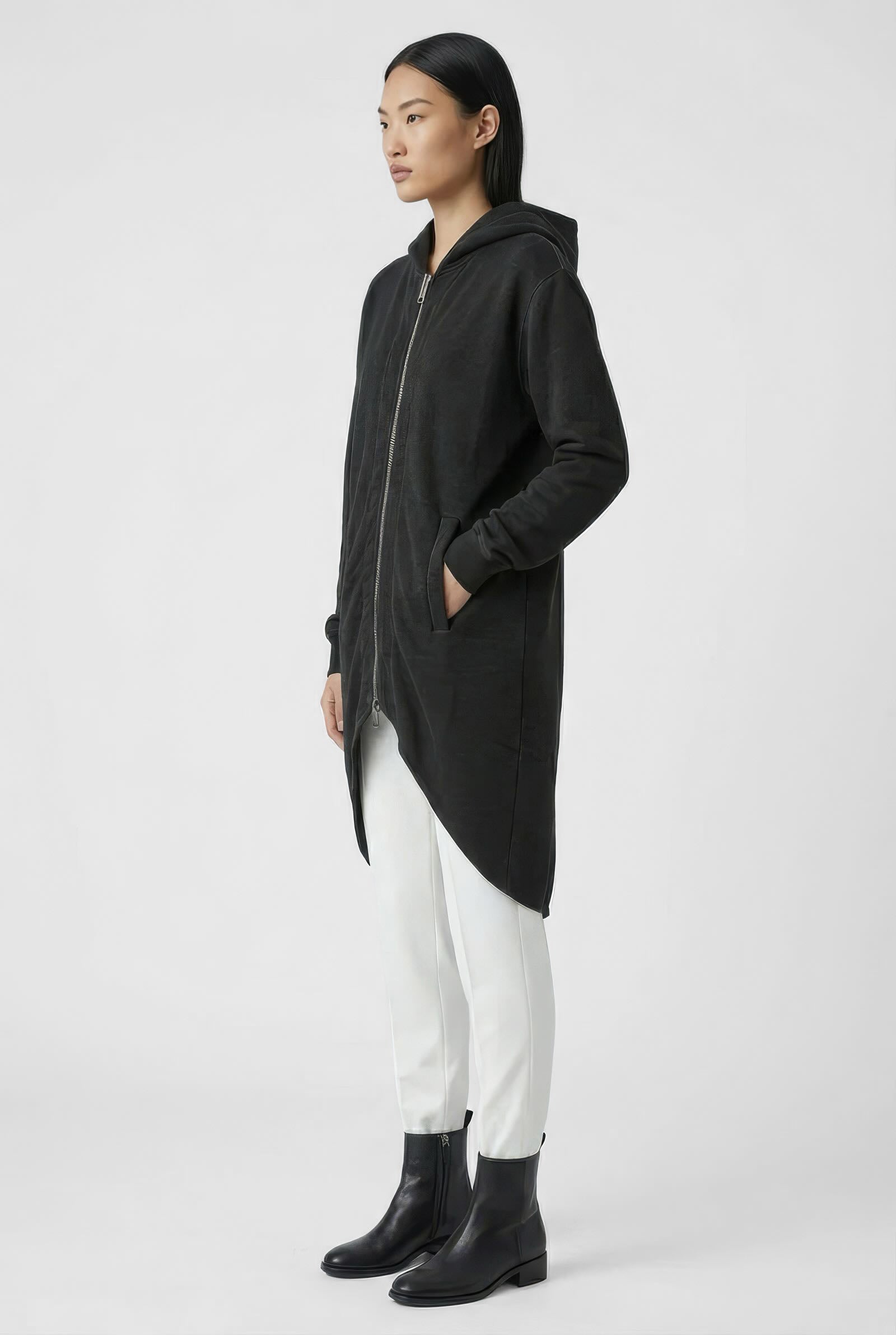 Fleece Parka - Carbone