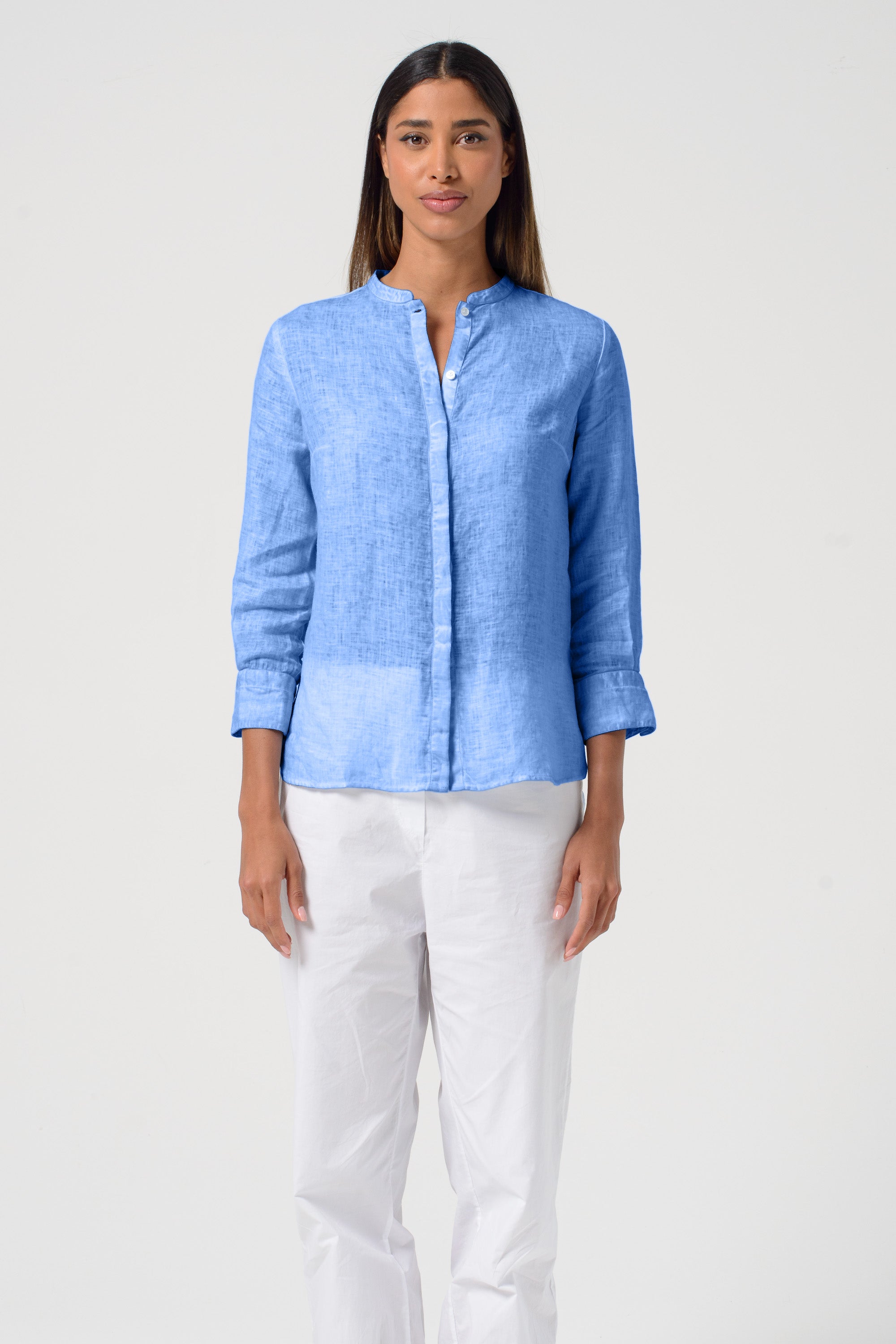Asia Linen Shirt - Santorini