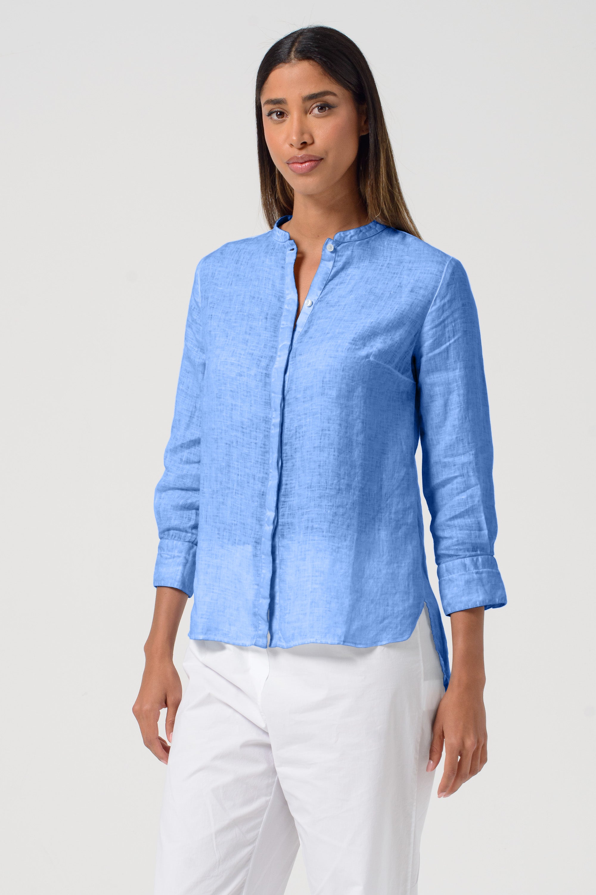Asia Linen Shirt - Santorini