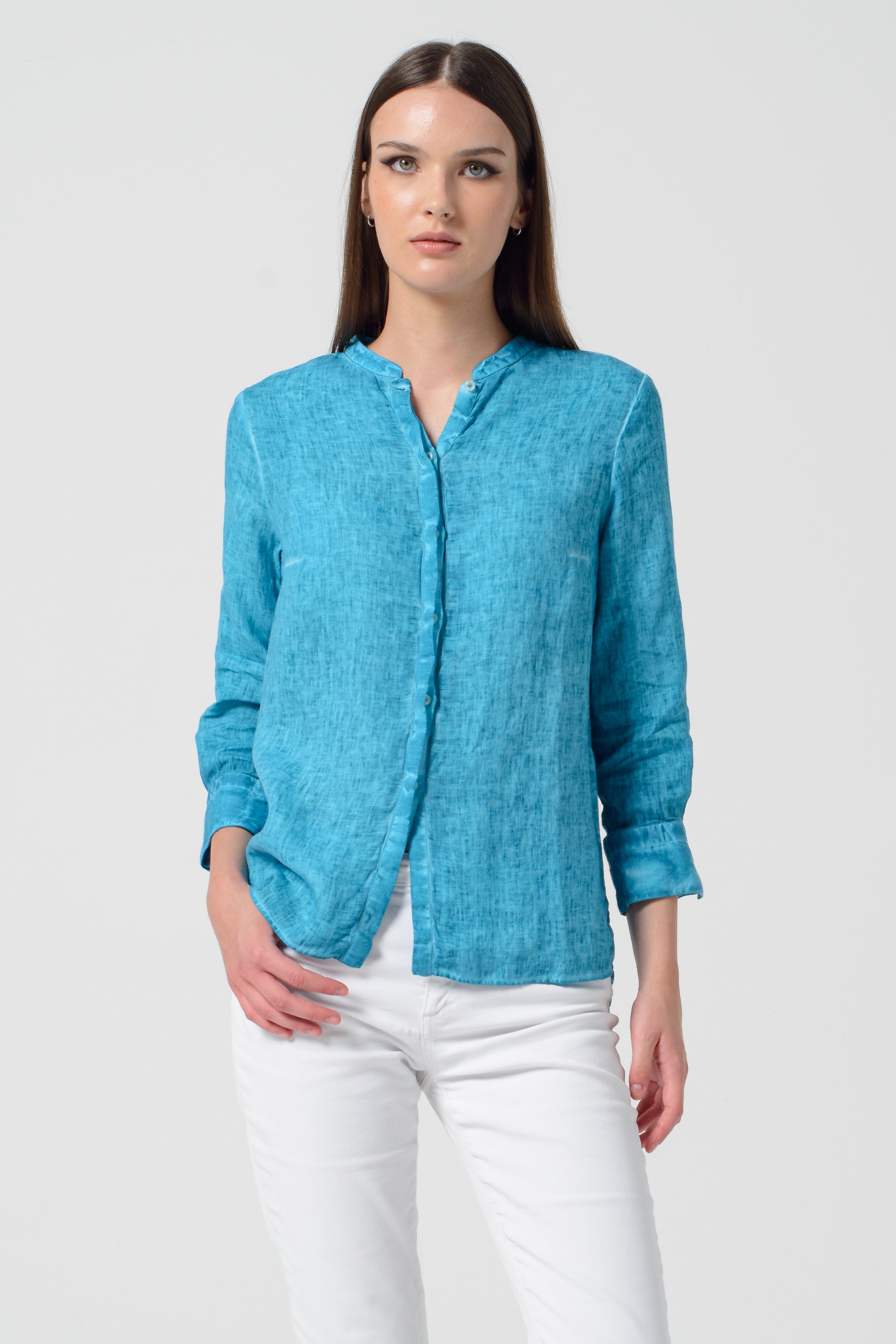 Asia Linen Shirt - Nettuno