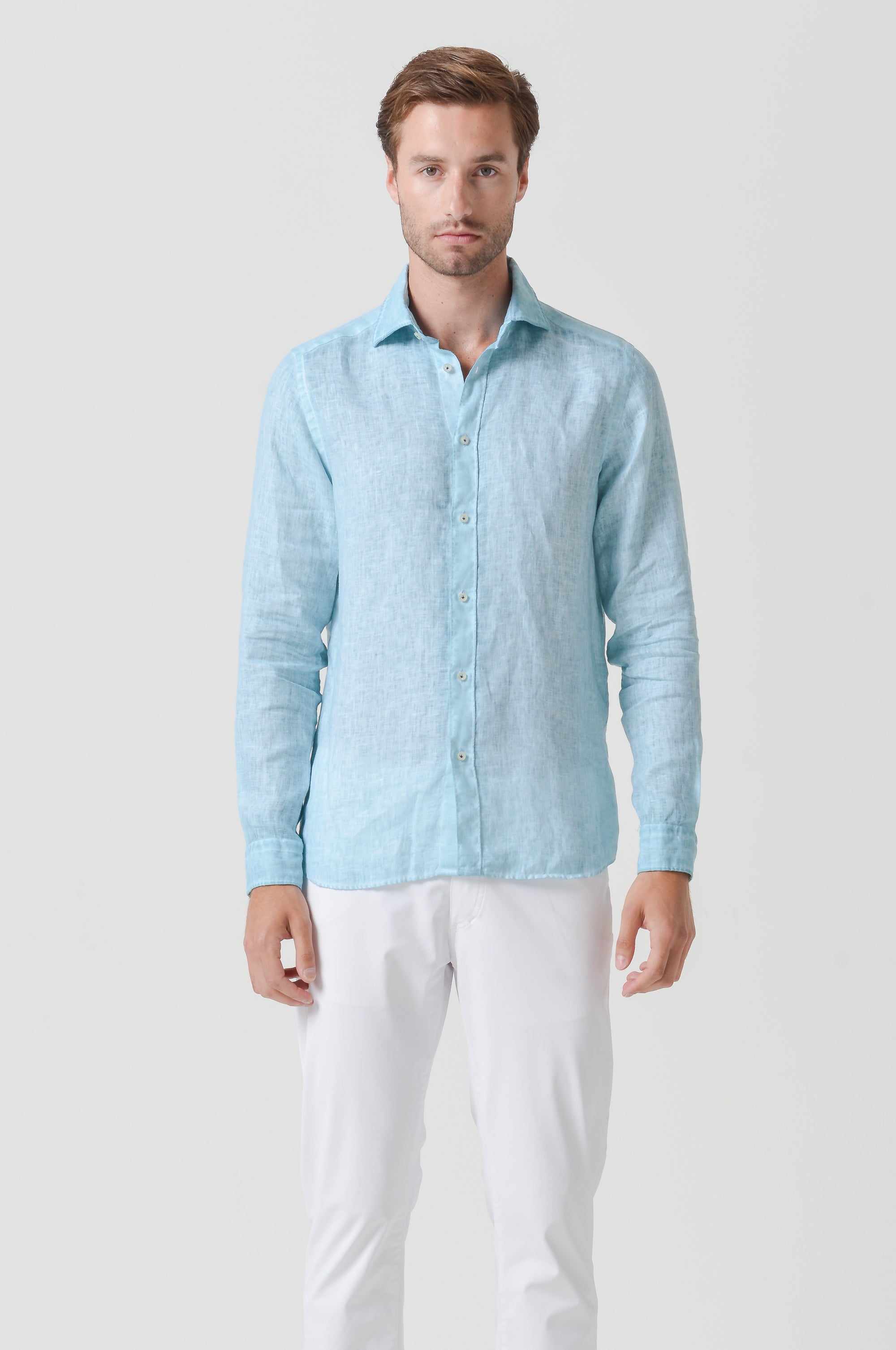 Relaxed Fit Linen Shirt - Barbados