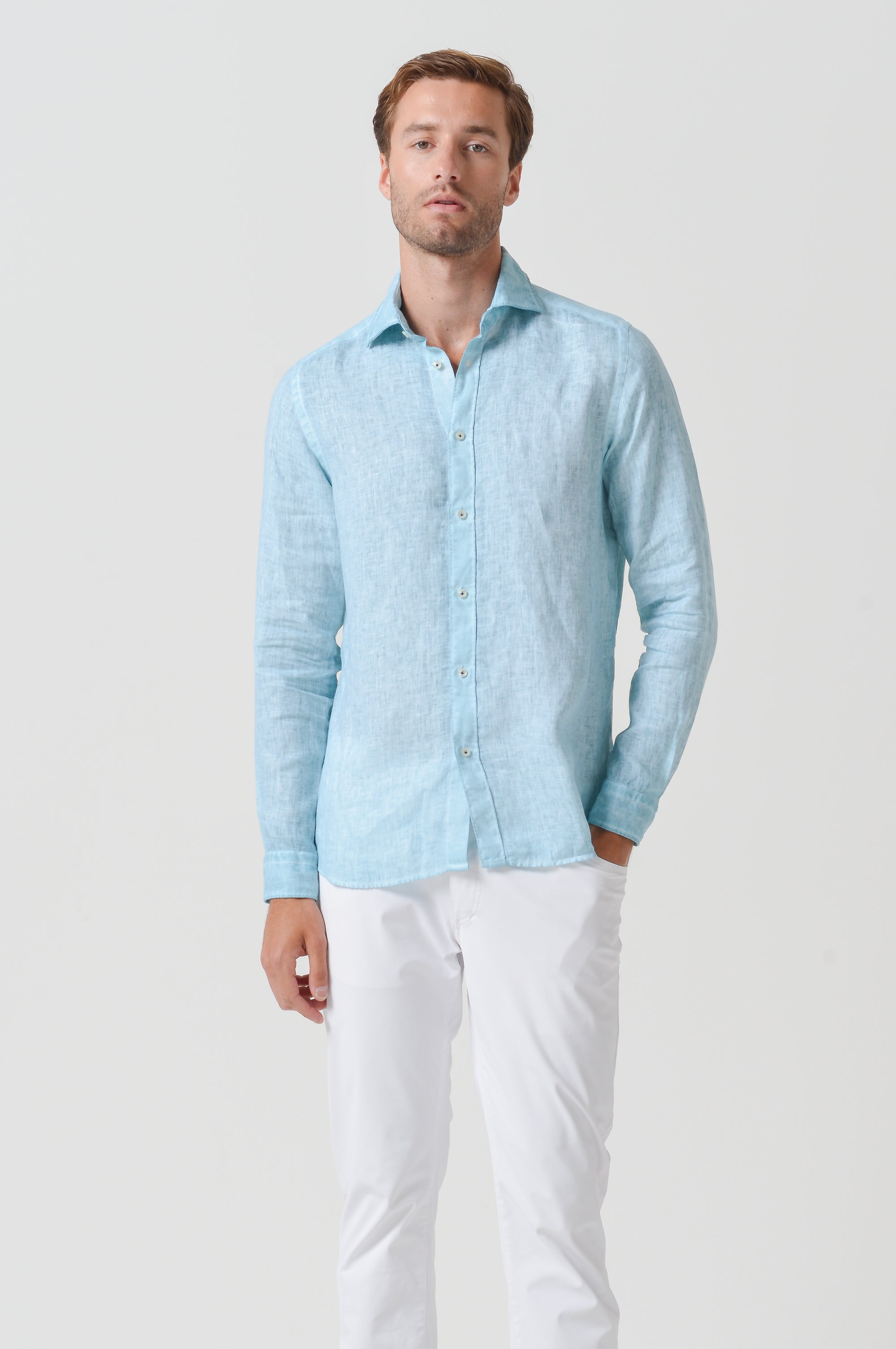 Relaxed Fit Linen Shirt - Barbados