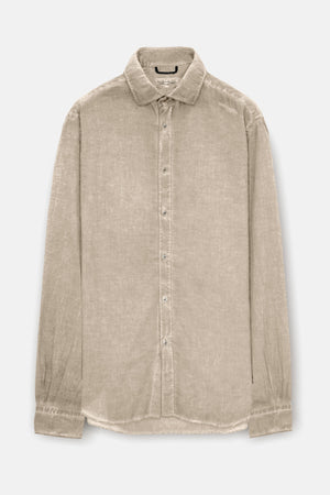 Relaxed Fit Cotton Voile Shirt - Harbor