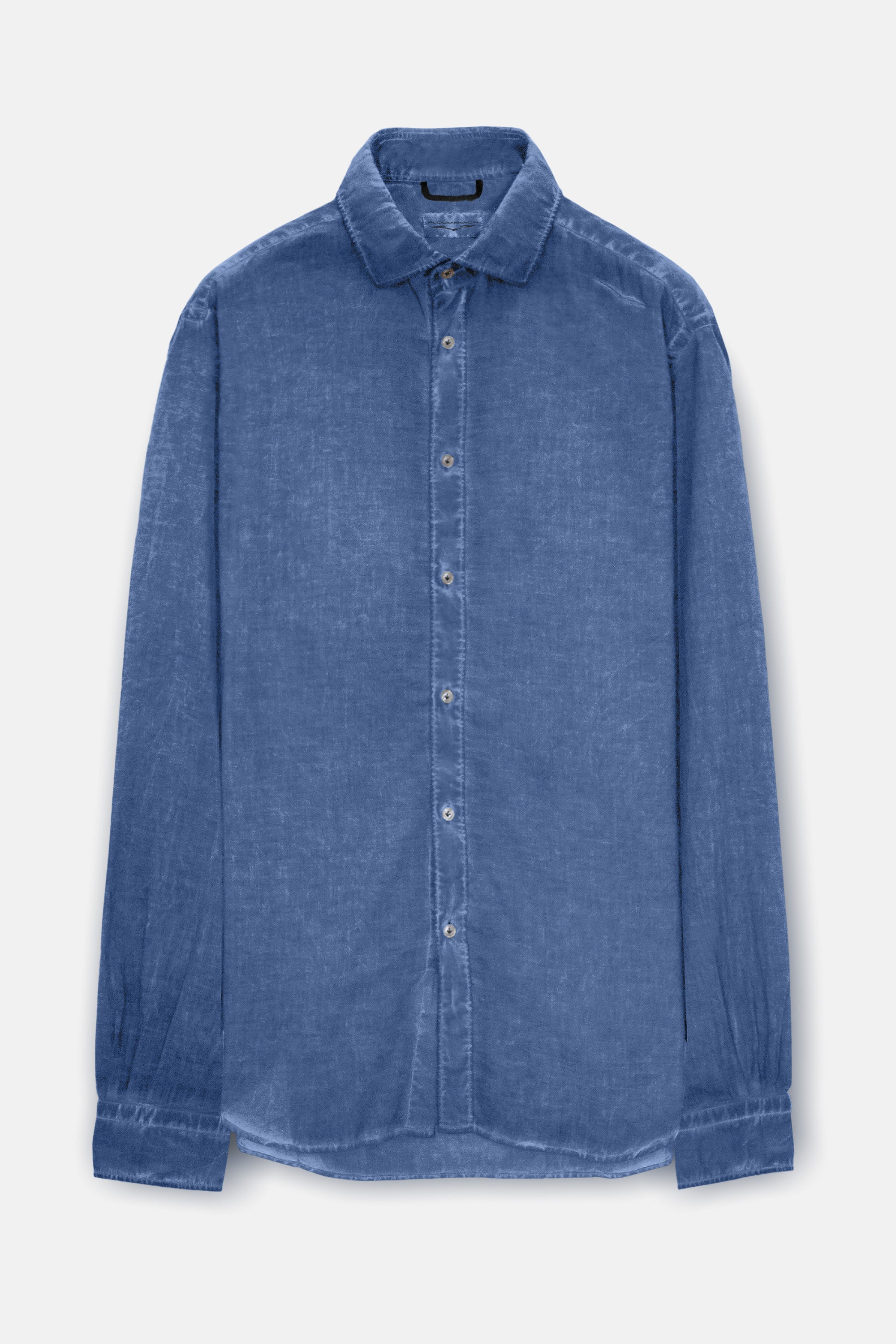 Relaxed Fit Cotton Voile Shirt - Pacific