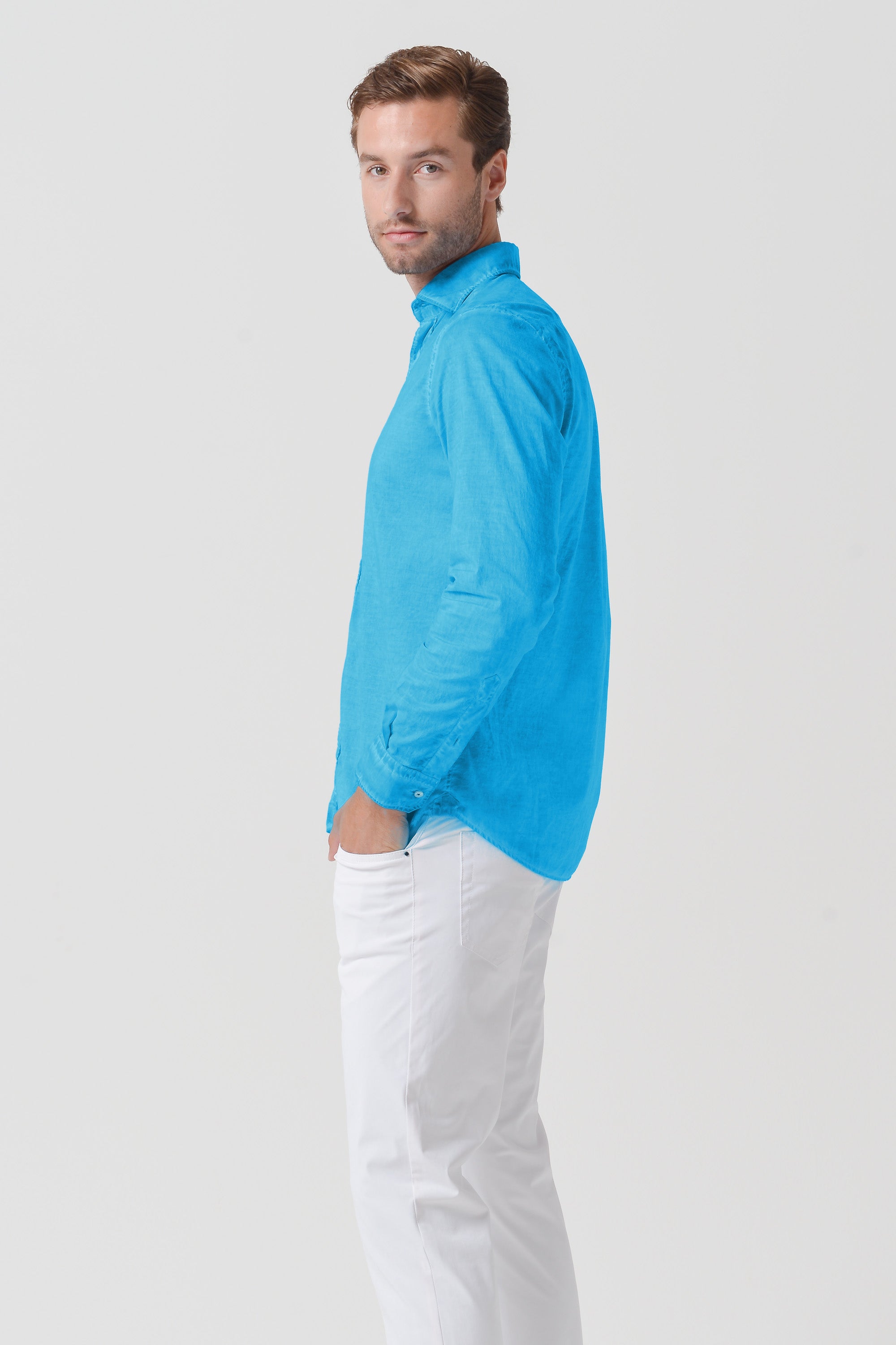 Relaxed Fit Cotton Voile Shirt - Mare