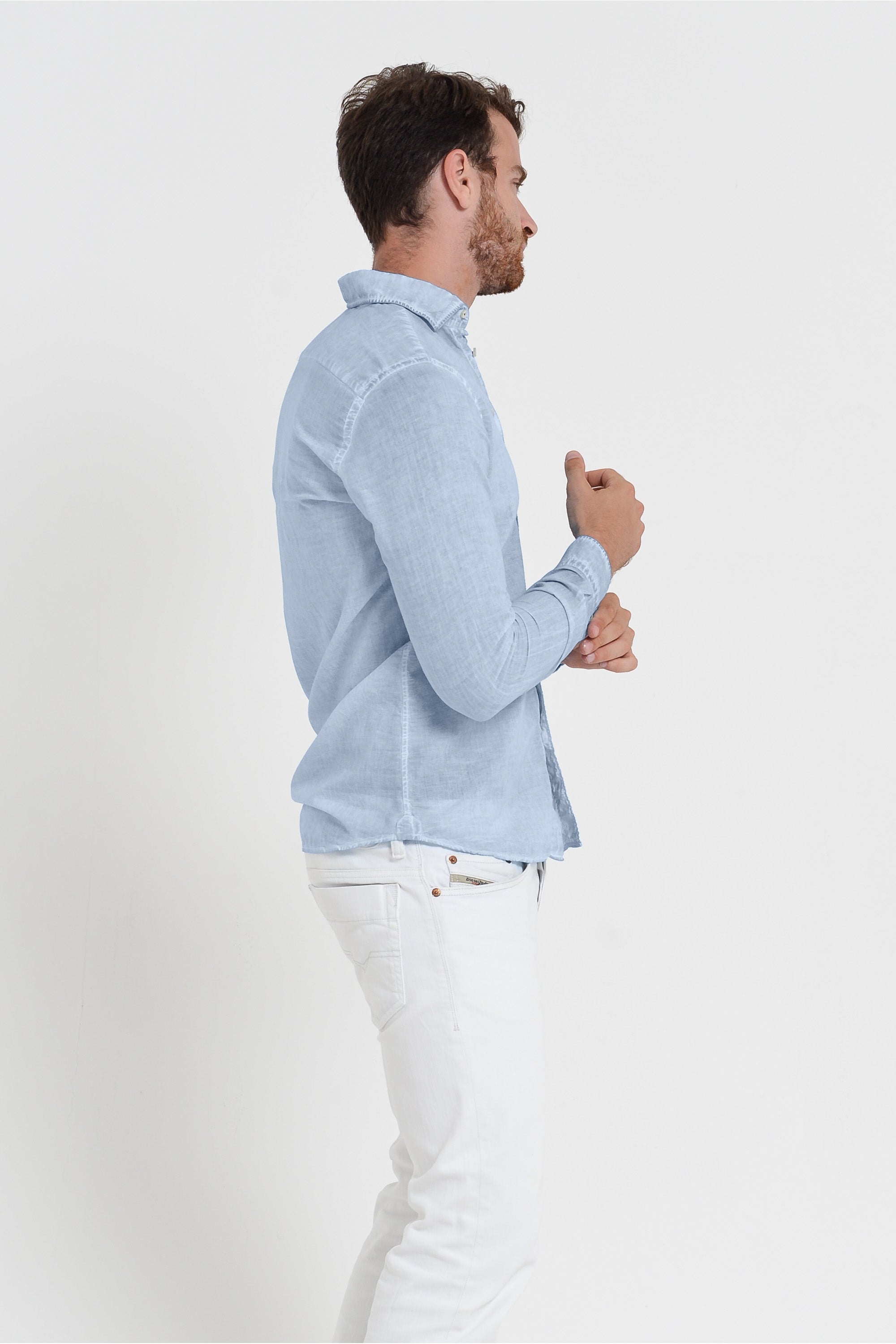 Relaxed Fit Cotton Voile Shirt - Fiji