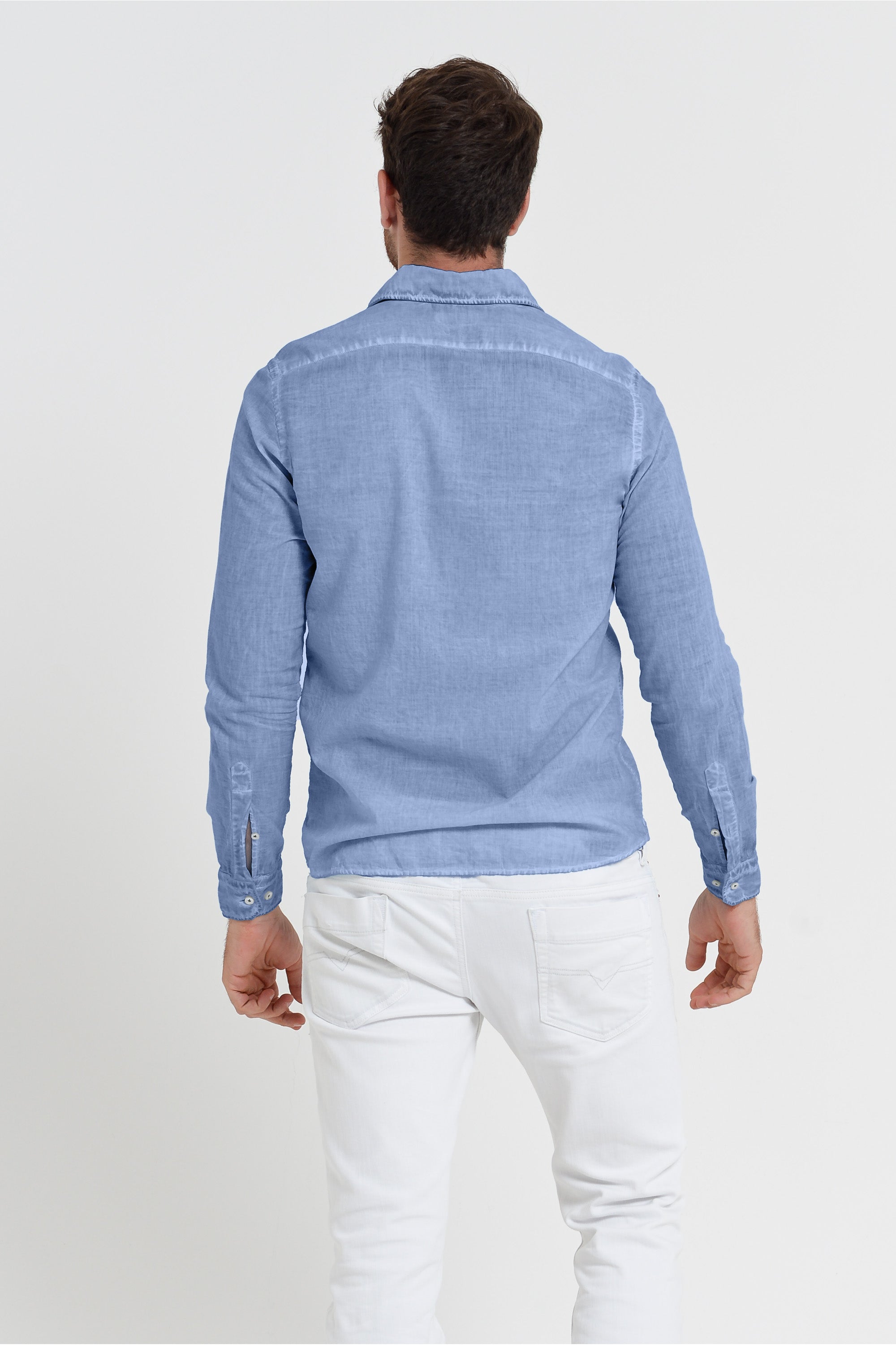Relaxed Fit Cotton Voile Shirt - Bay
