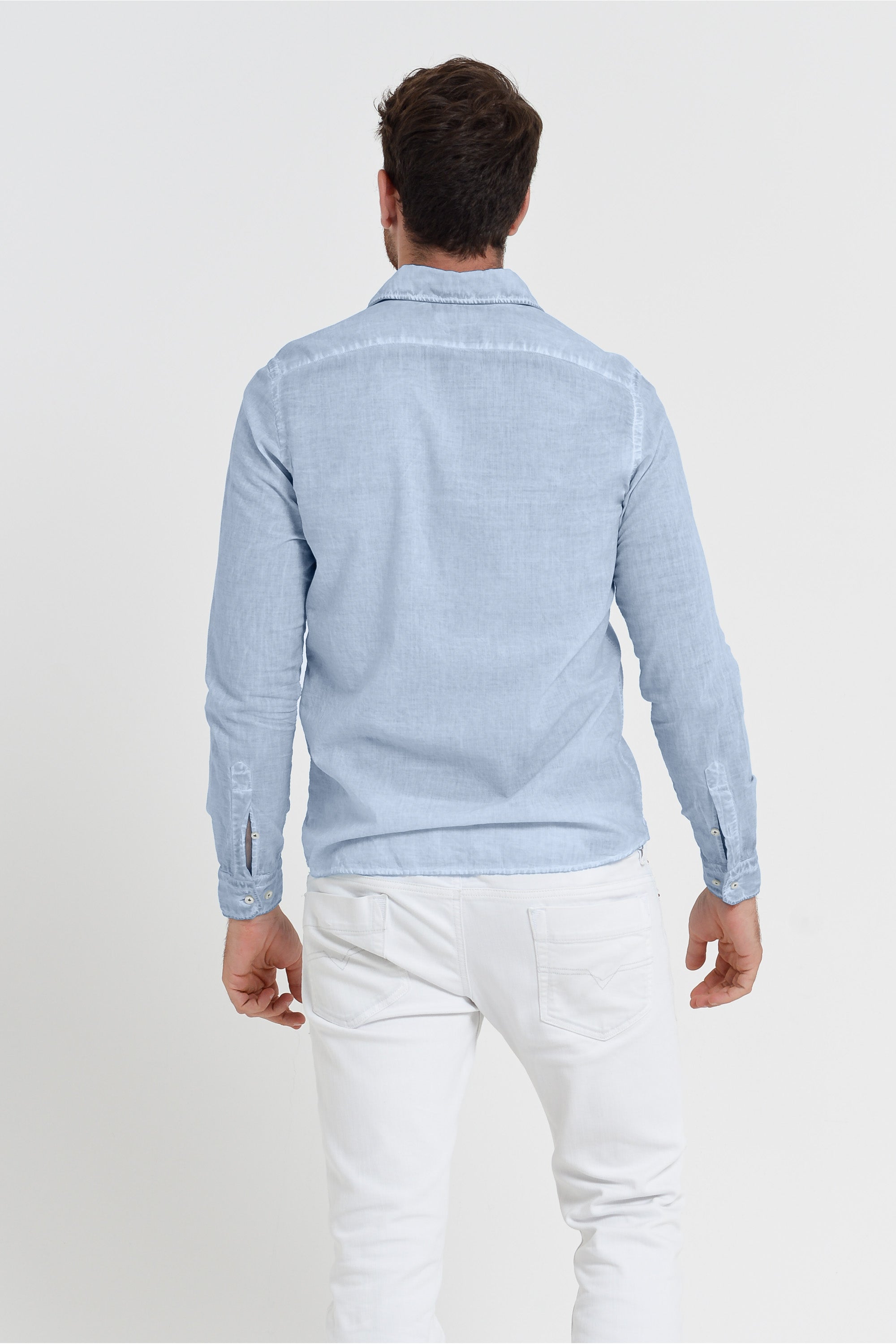 Relaxed Fit Cotton Voile Shirt - Fiji