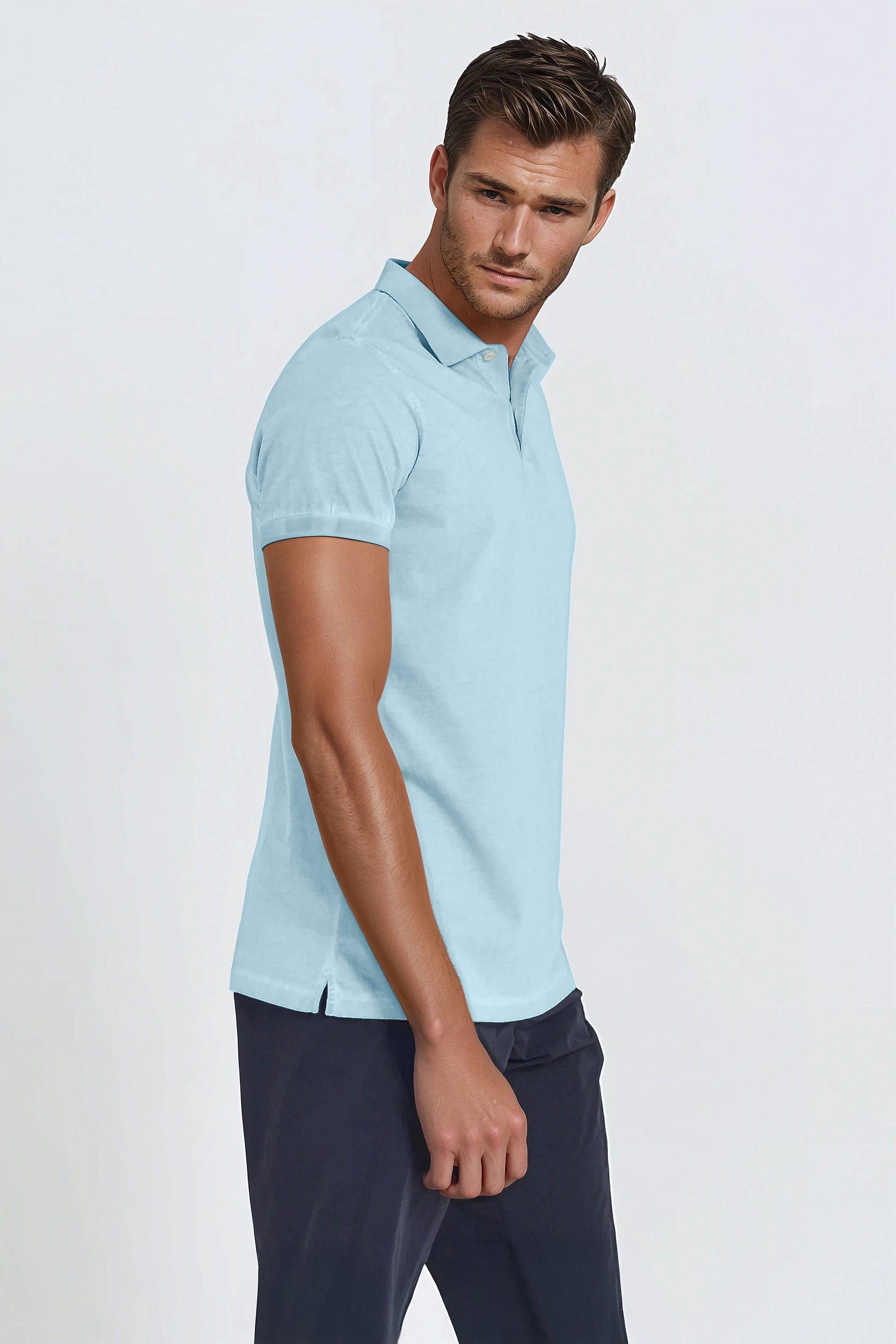 Jersey Polo Slim - Bora Bora