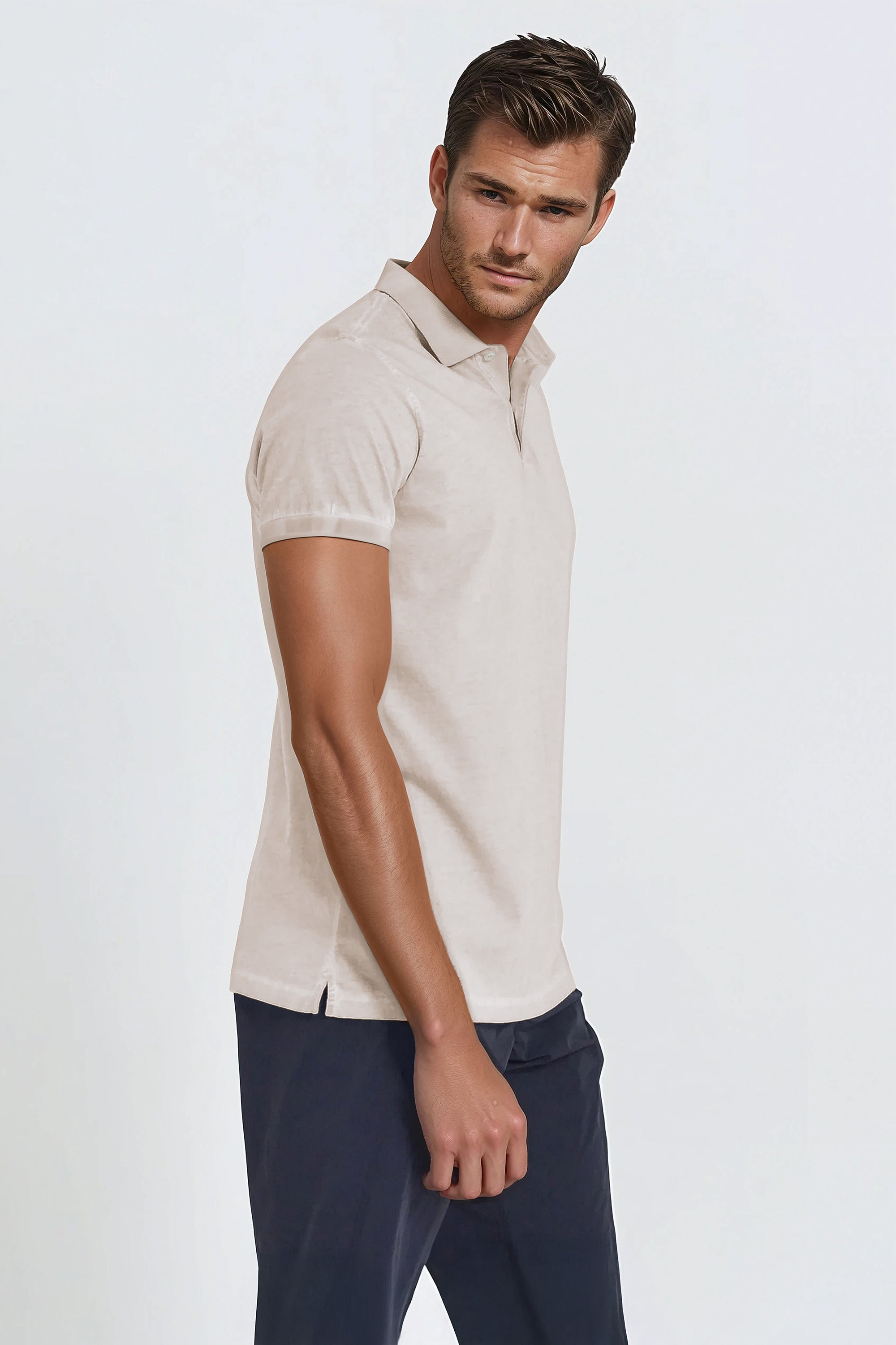 Jersey Polo Slim - Canapa