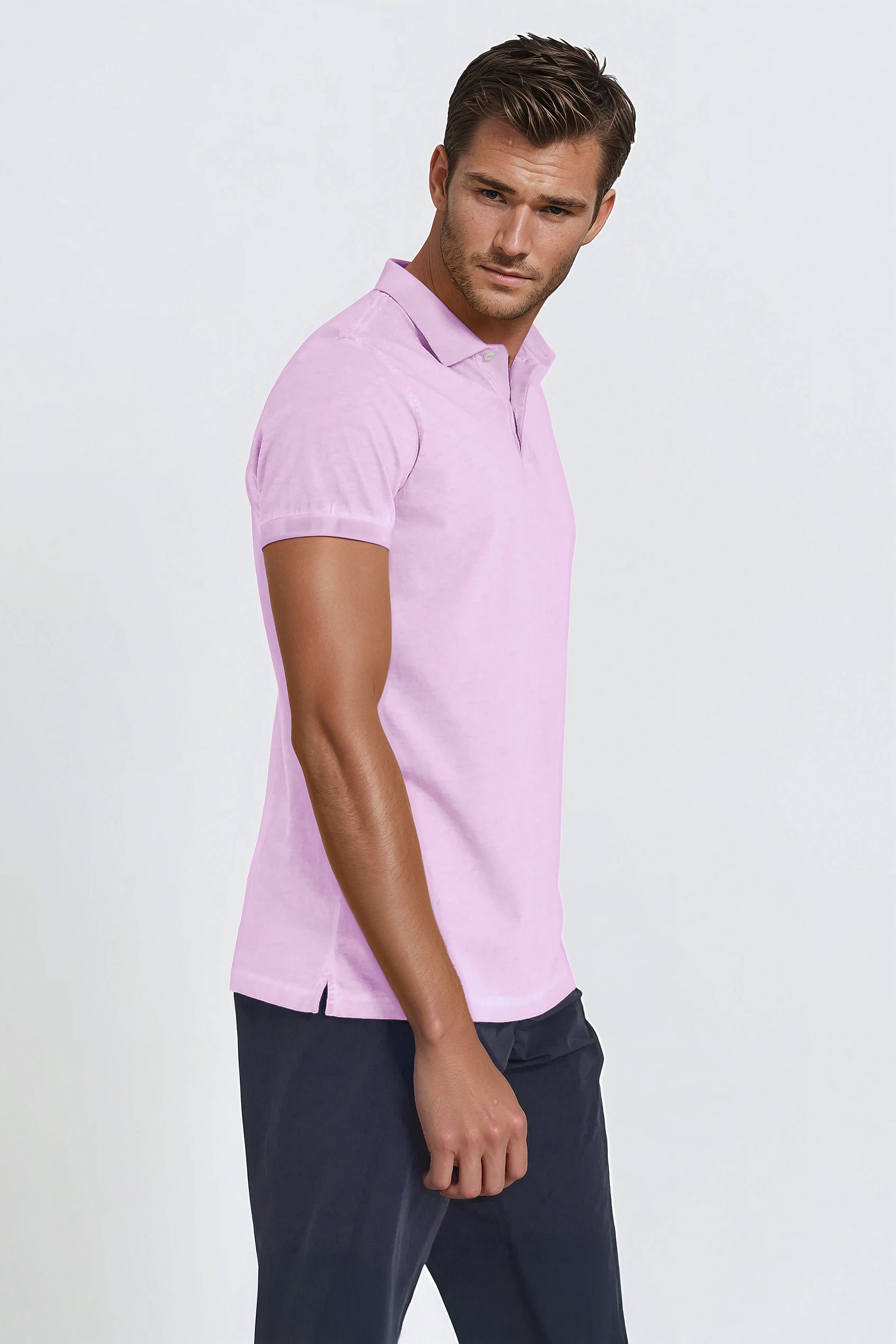 Jersey Polo Slim - Quarzo