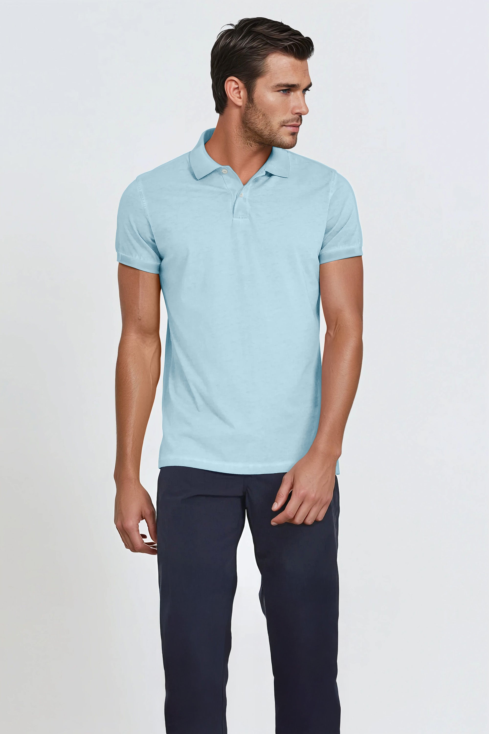 Jersey Polo Slim - Bora Bora