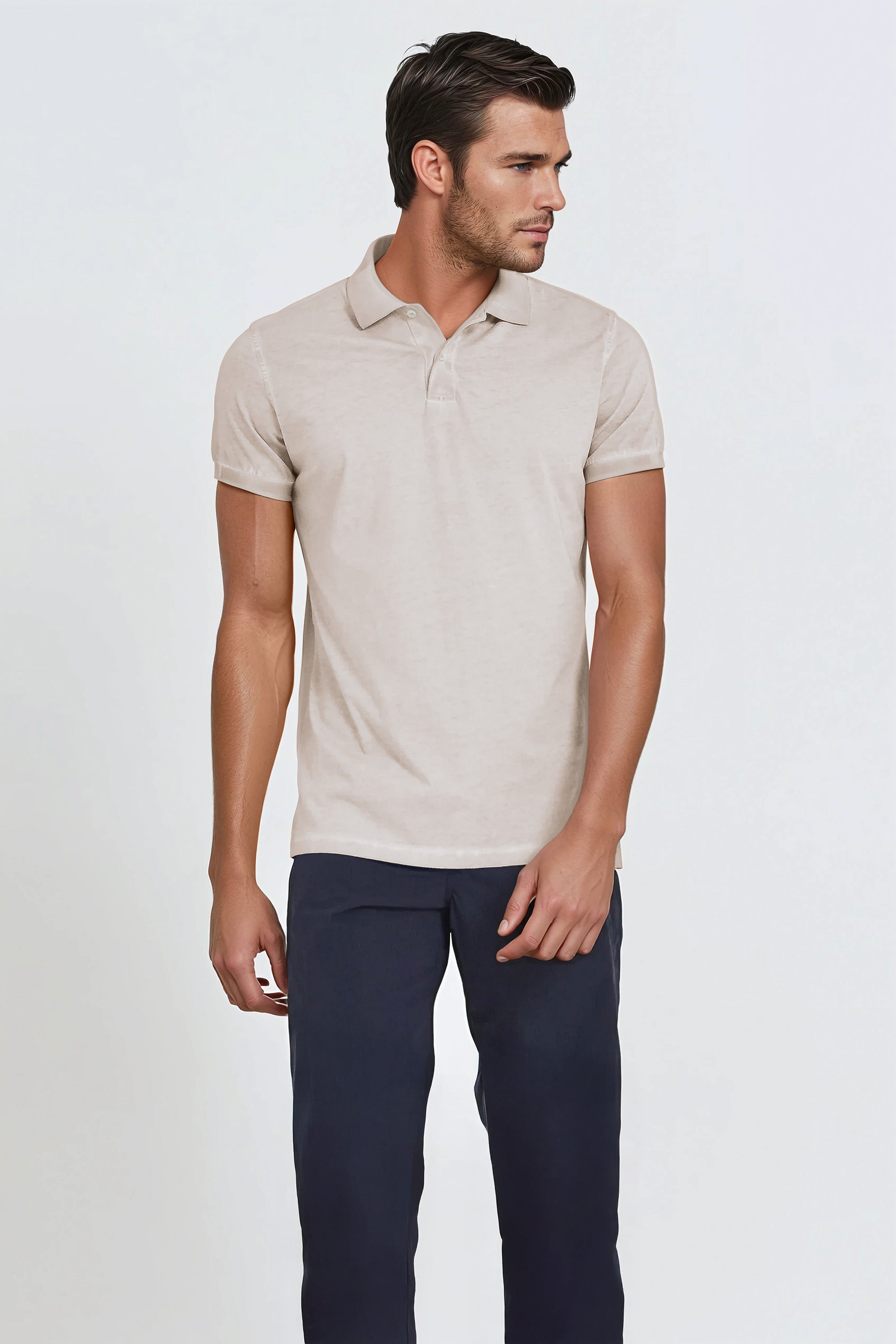 Jersey Polo Slim - Canapa