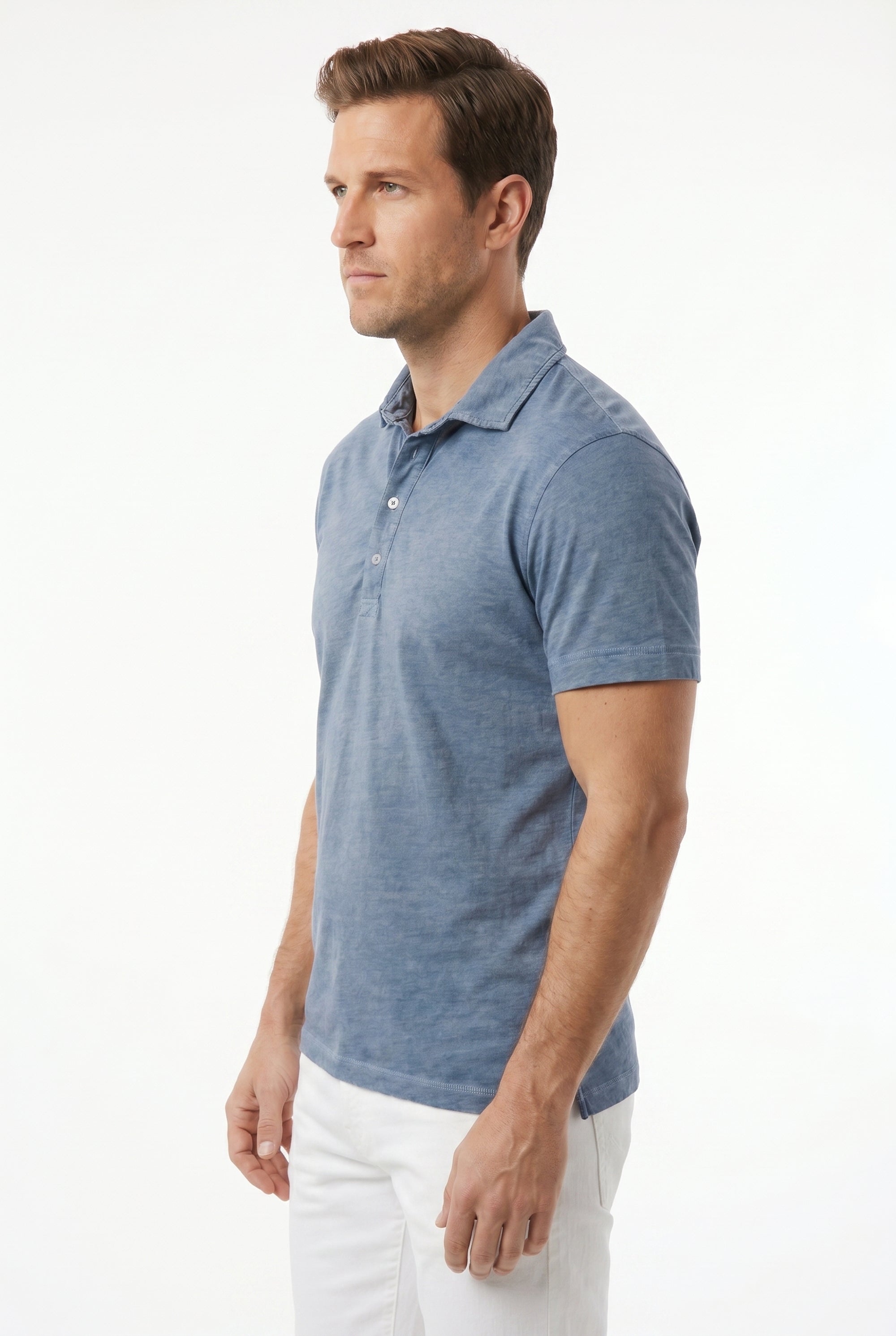 Polo Jersey Sottocollo Palme - Jeans