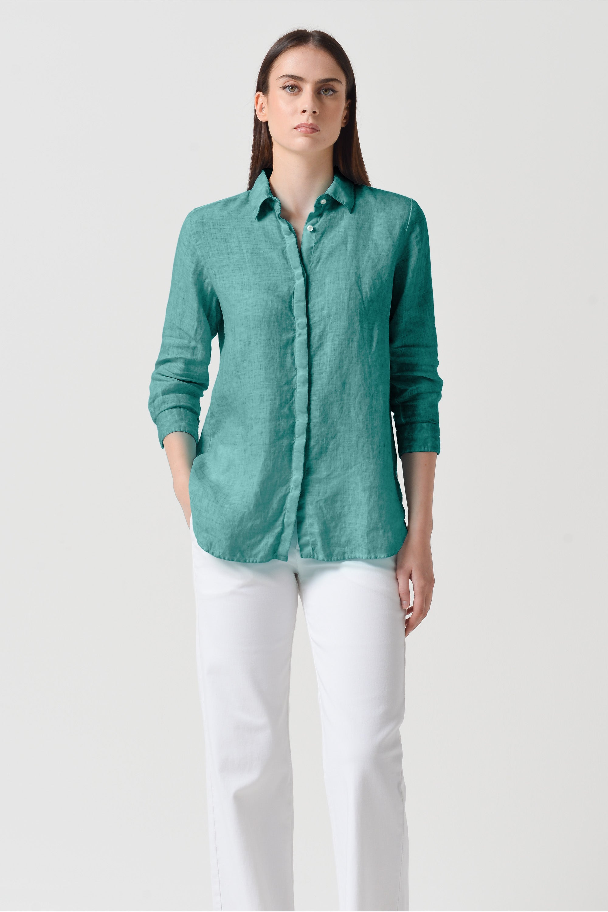 Camicia Lino Augusta - Bahama