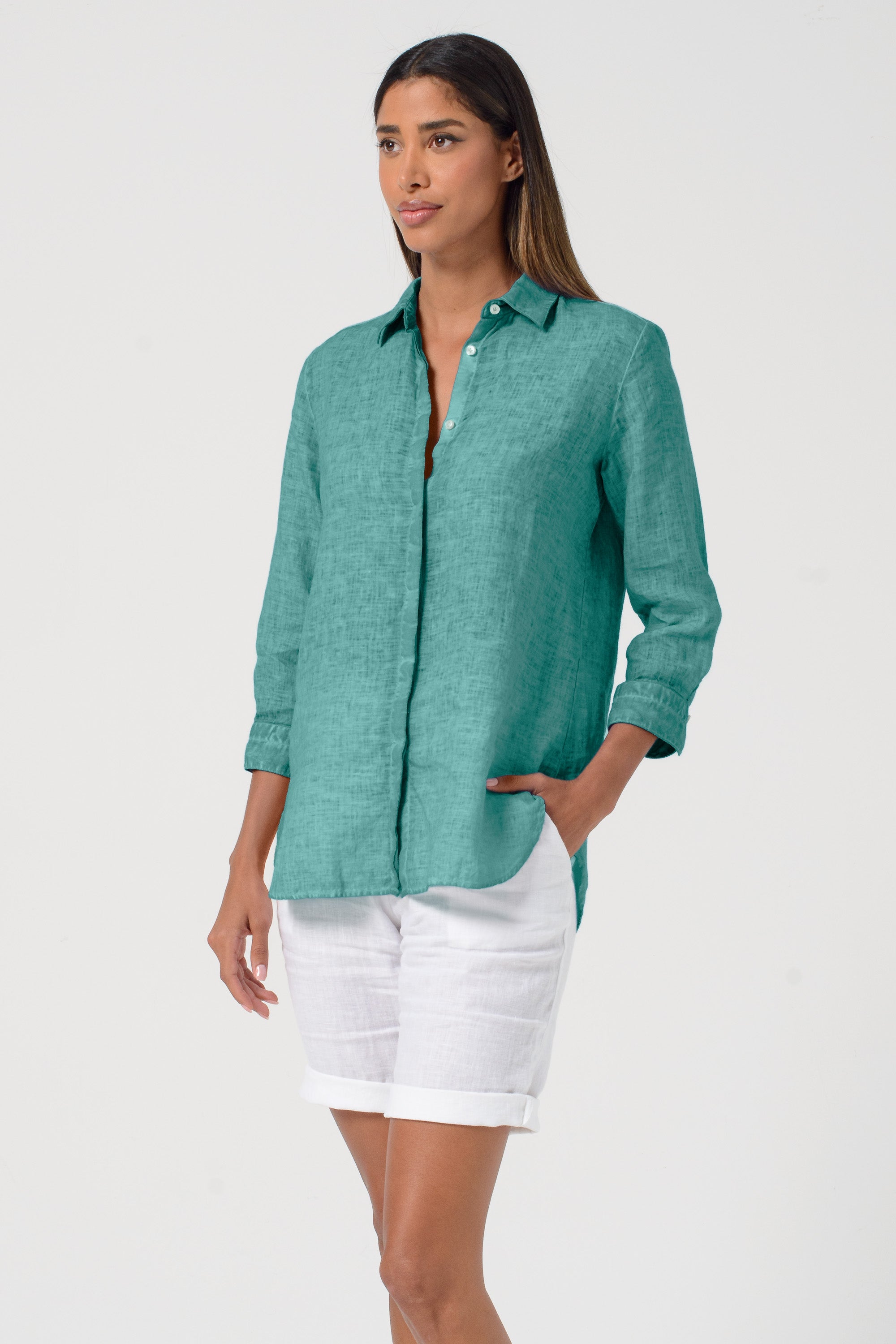 Augusta Linen Shirt - Bahama