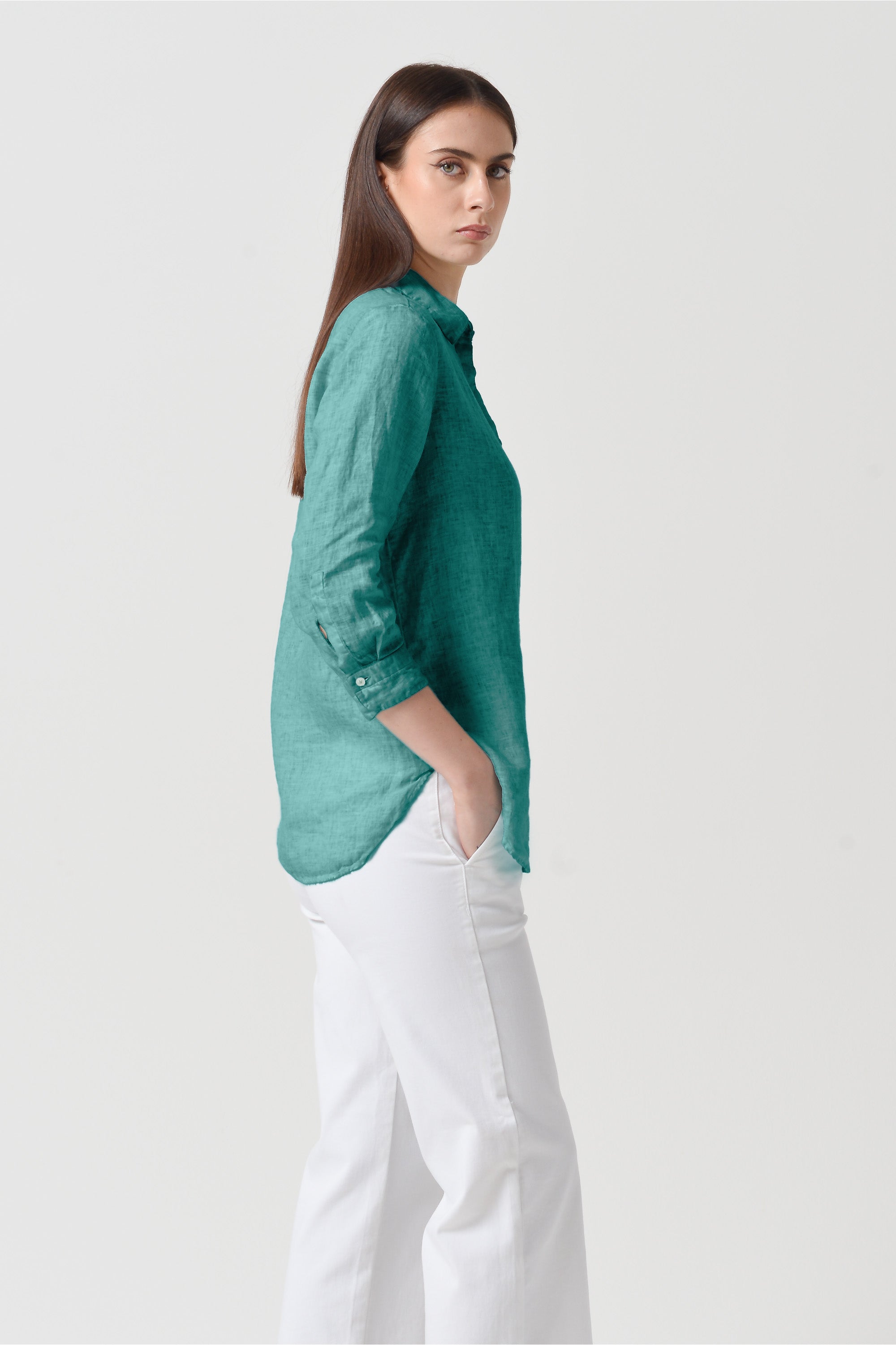 Camicia Lino Augusta - Bahama
