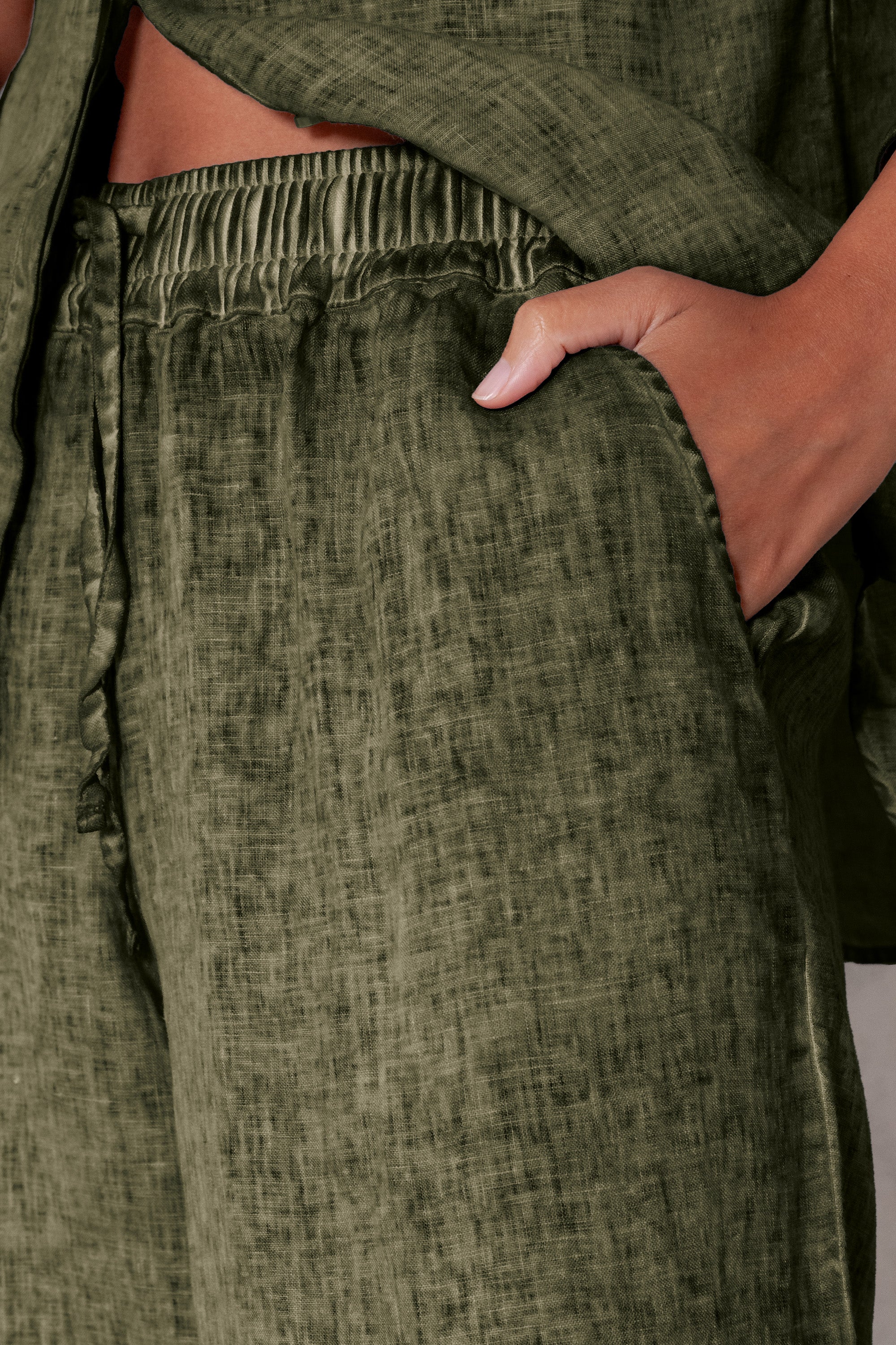 Billow Linen Slacks - Willow