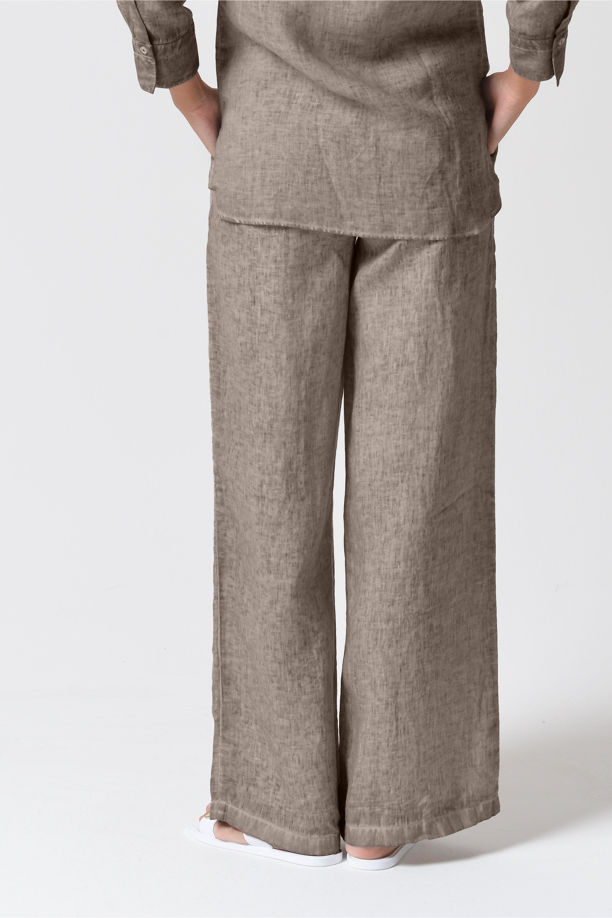 Billow Linen Slacks - Reef