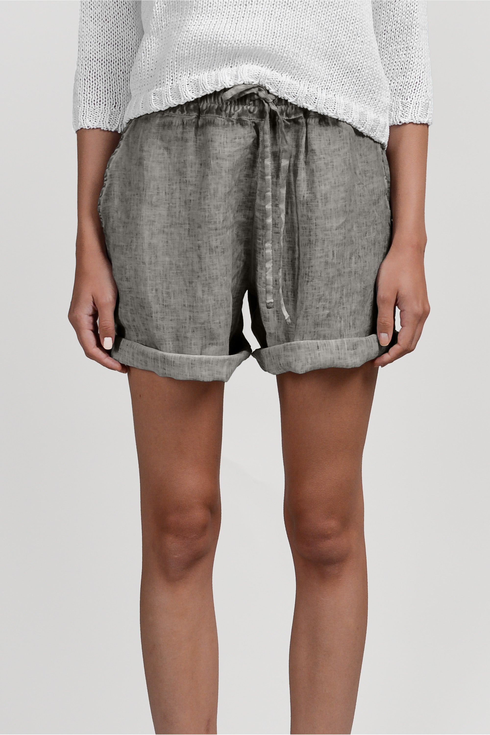 Linen Shorts - Dolphin