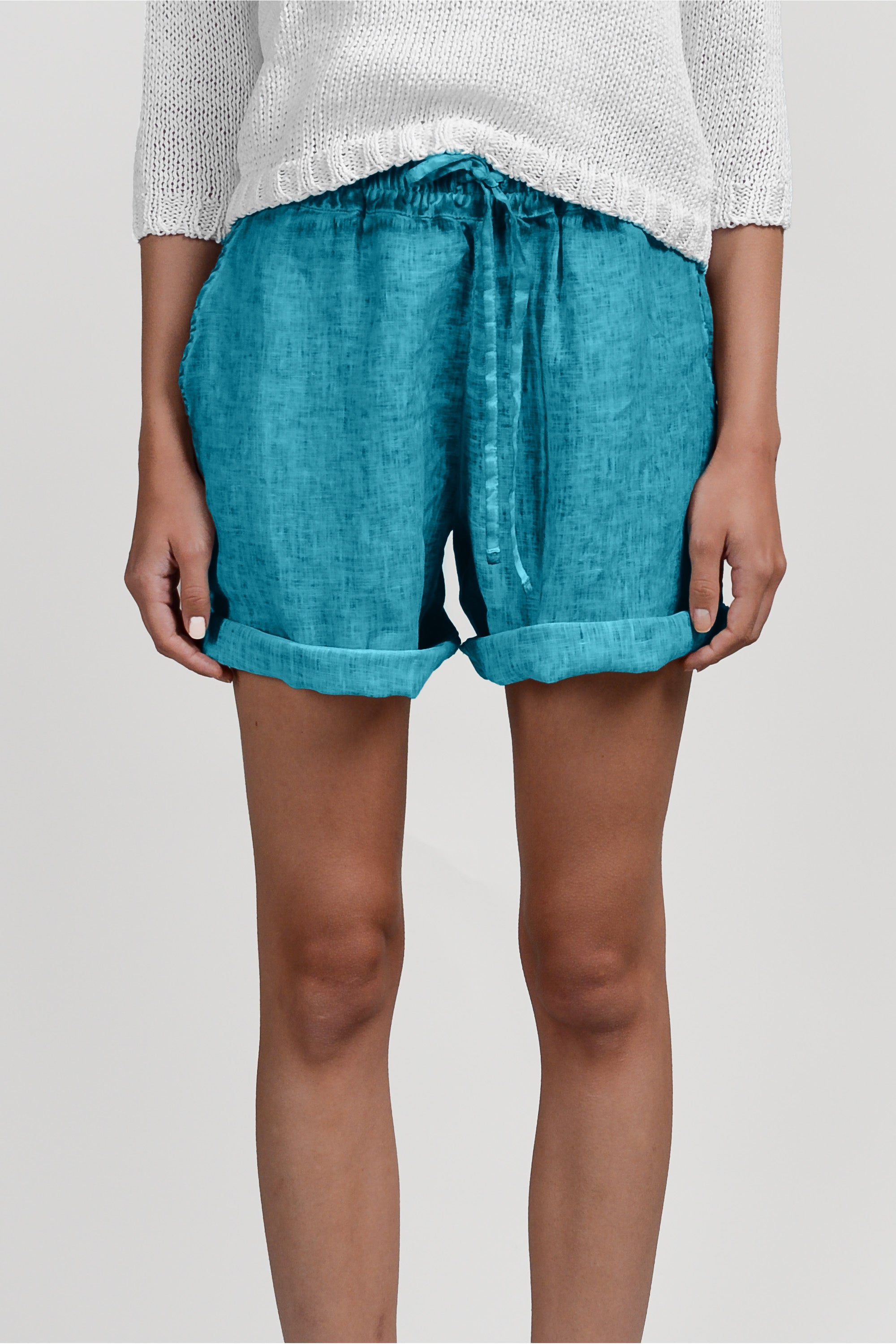 Linen Shorts - Nettuno