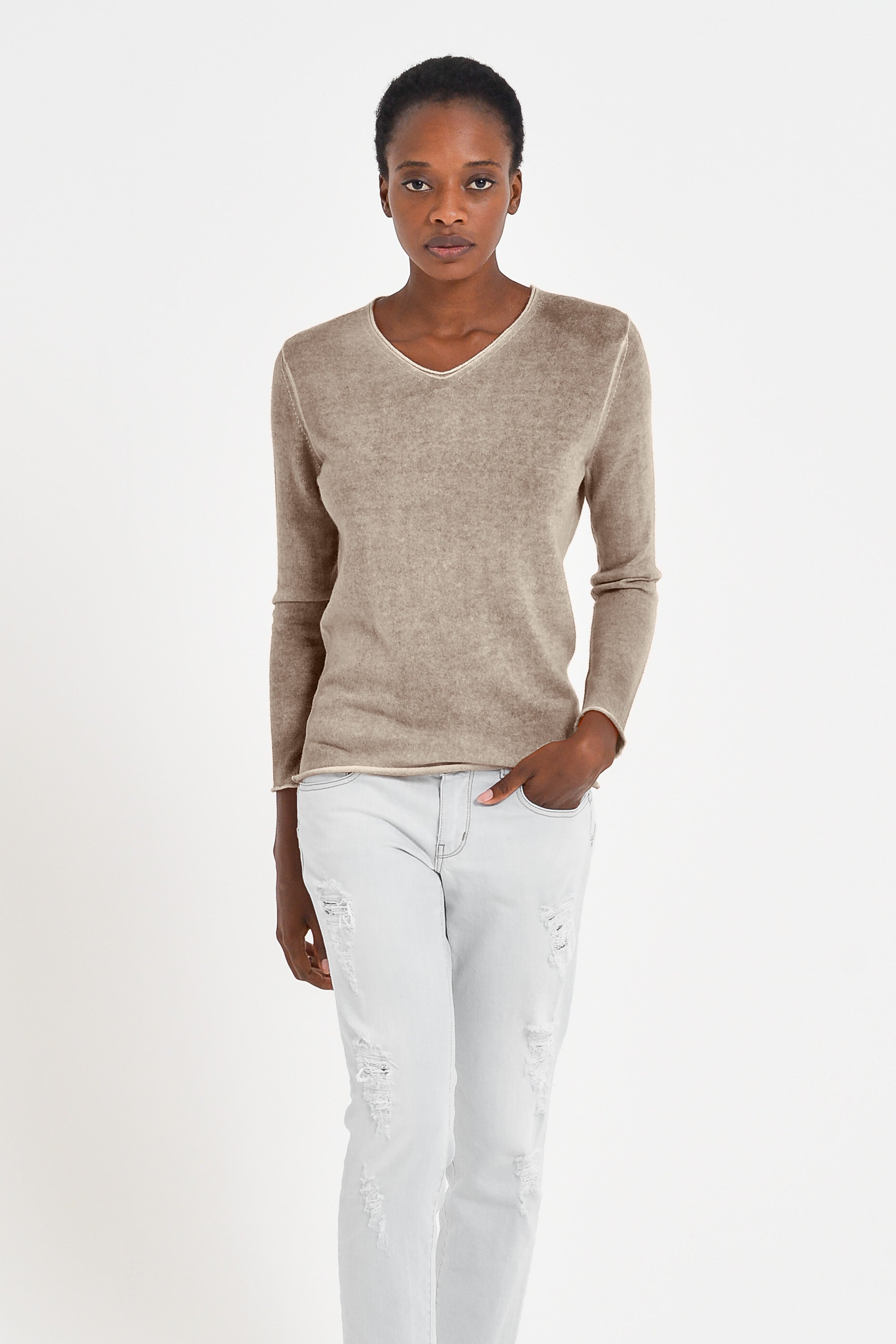 Jurby Cashmere Sweater - Breakers