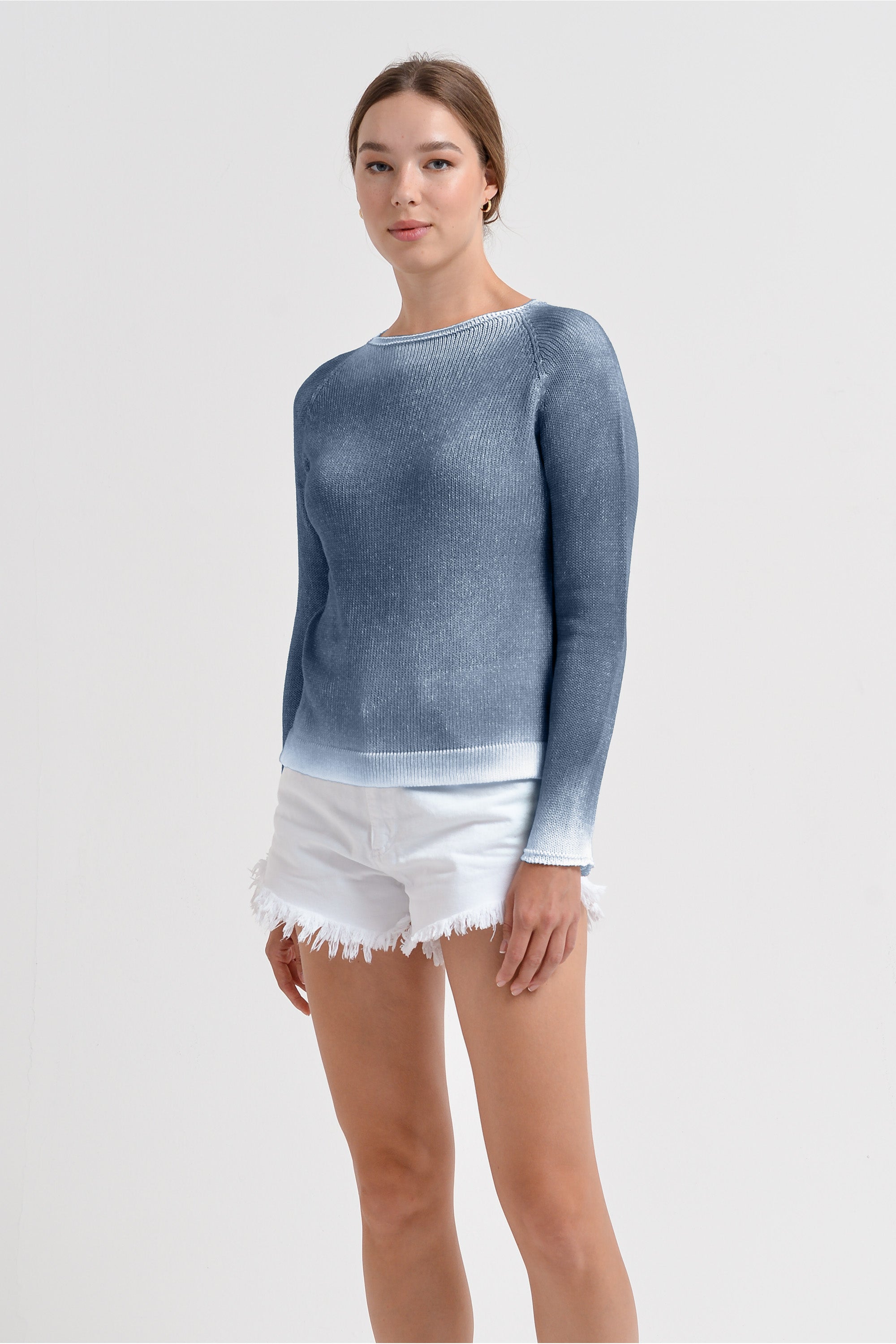 Happy Hour Knit Spray Art - Jeans