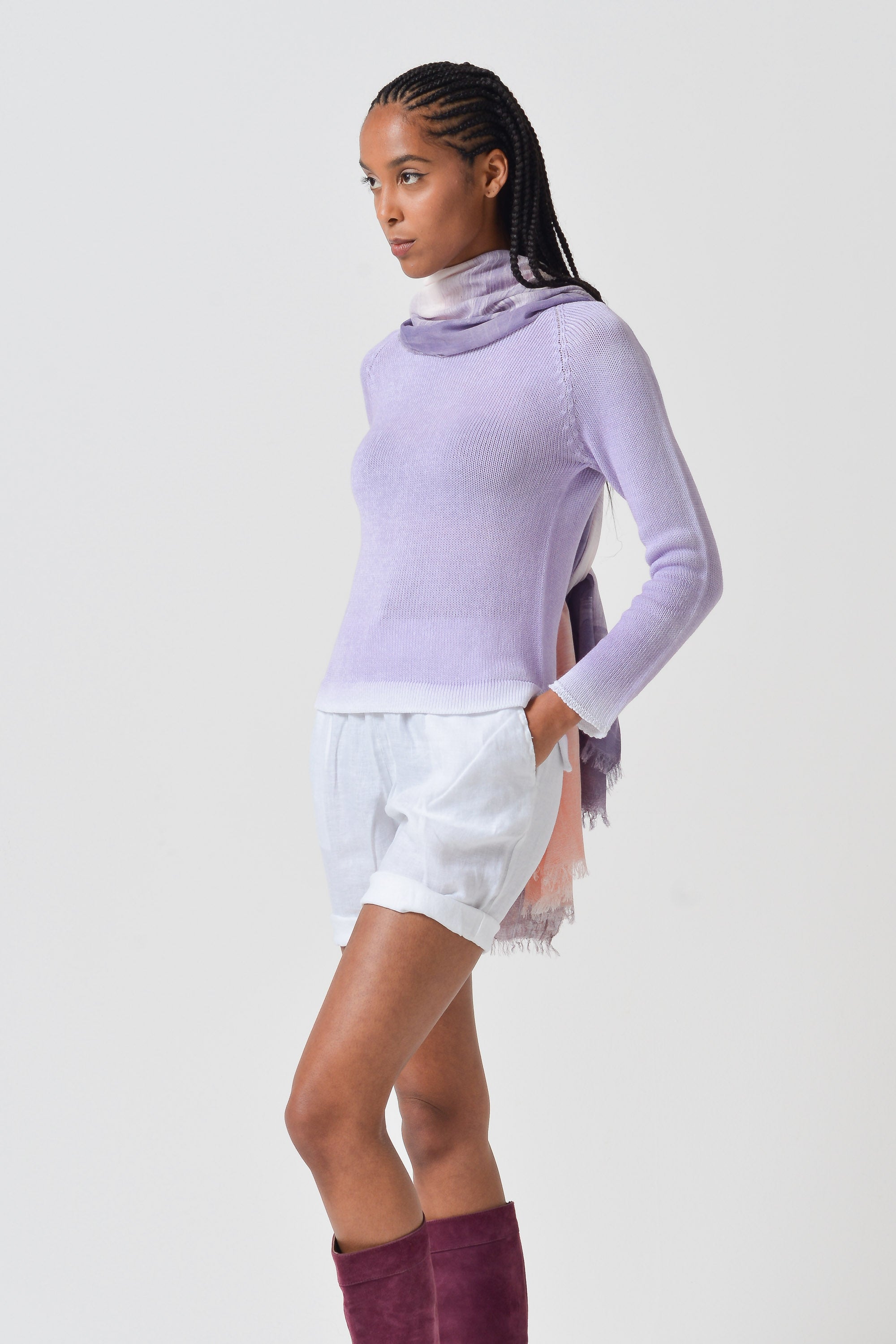 Happy Hour Knit Spray Art - Lilac