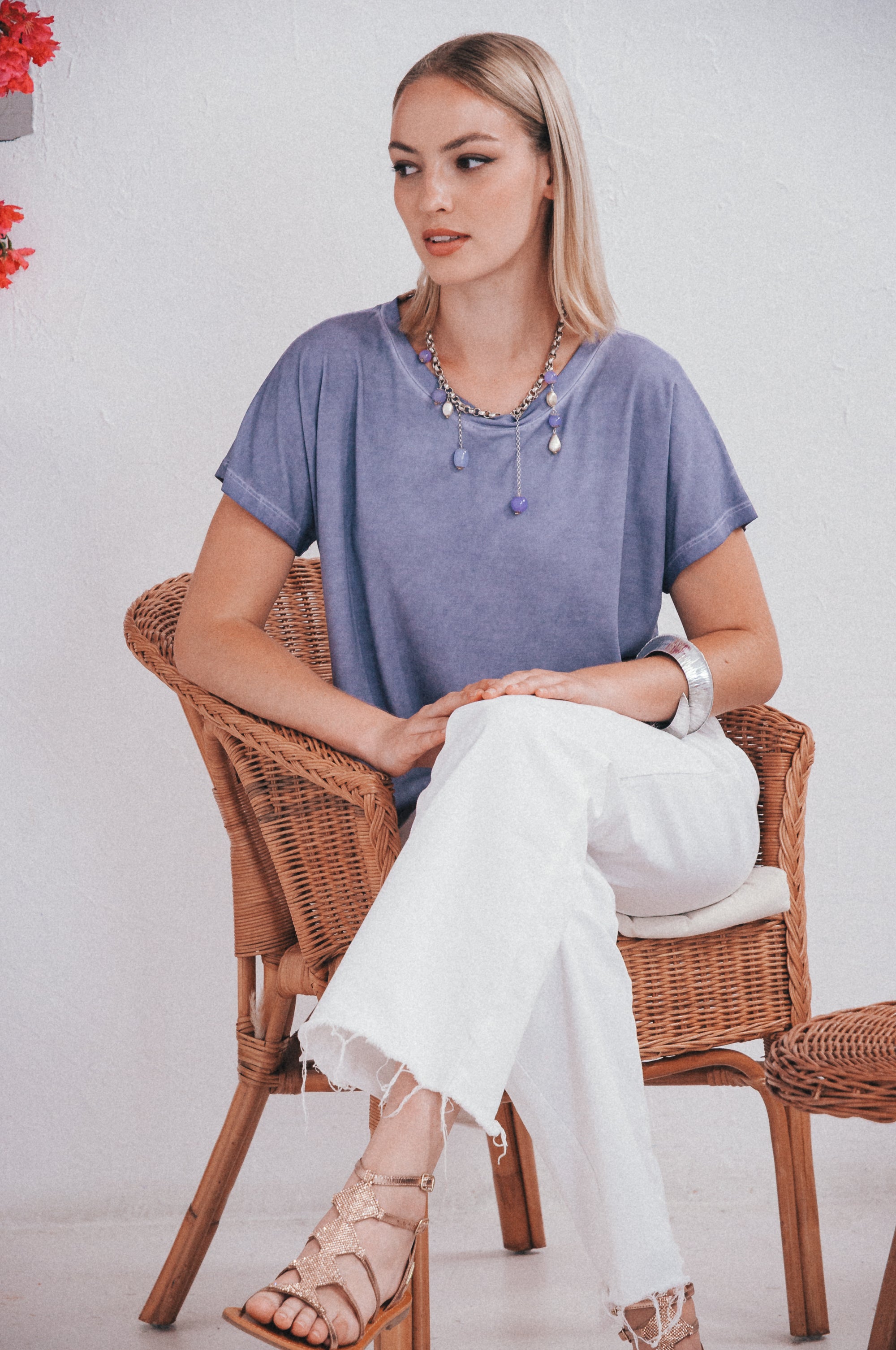 Kimono T-Shirt - Lavanda