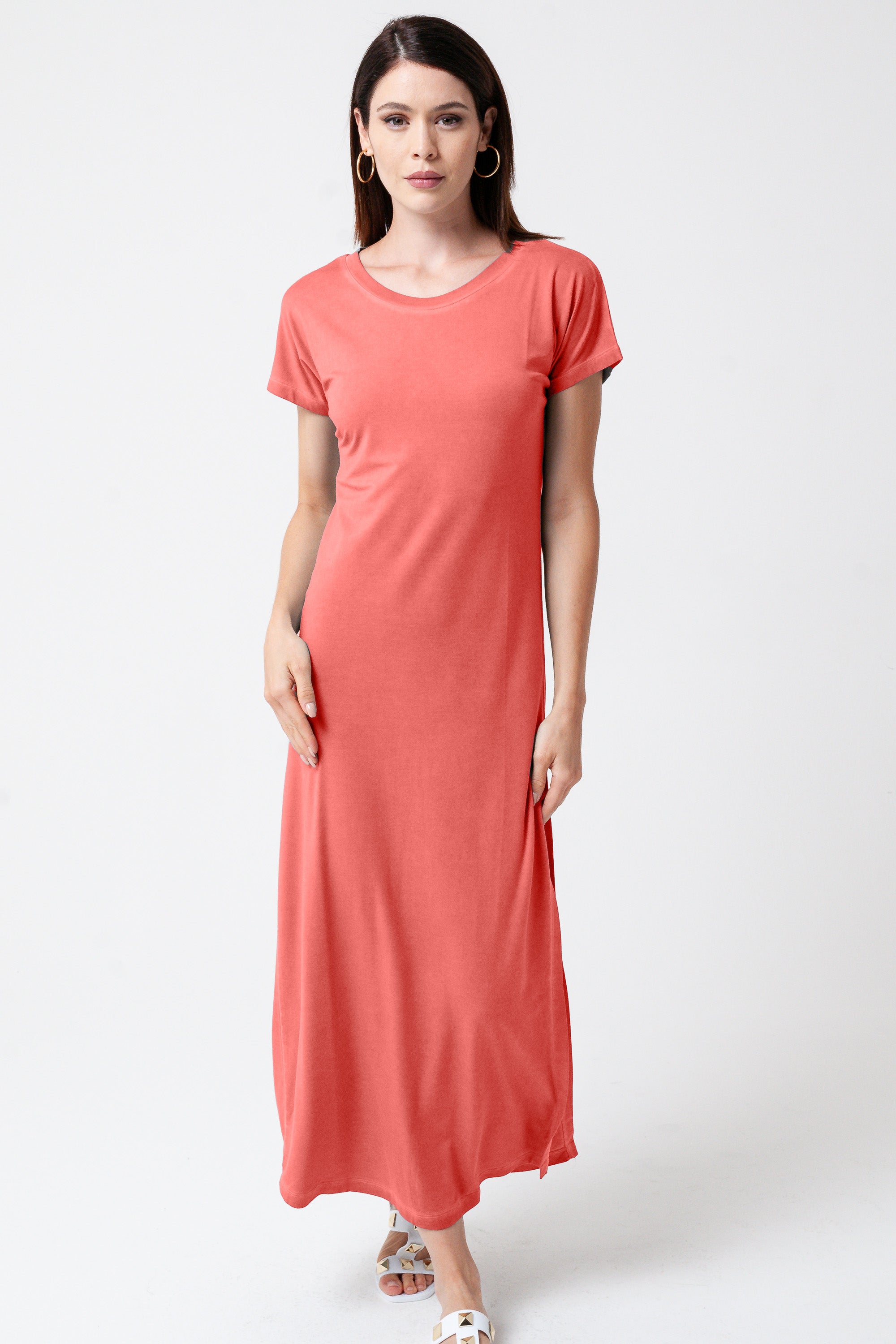 Tee Dress - Hibiscus