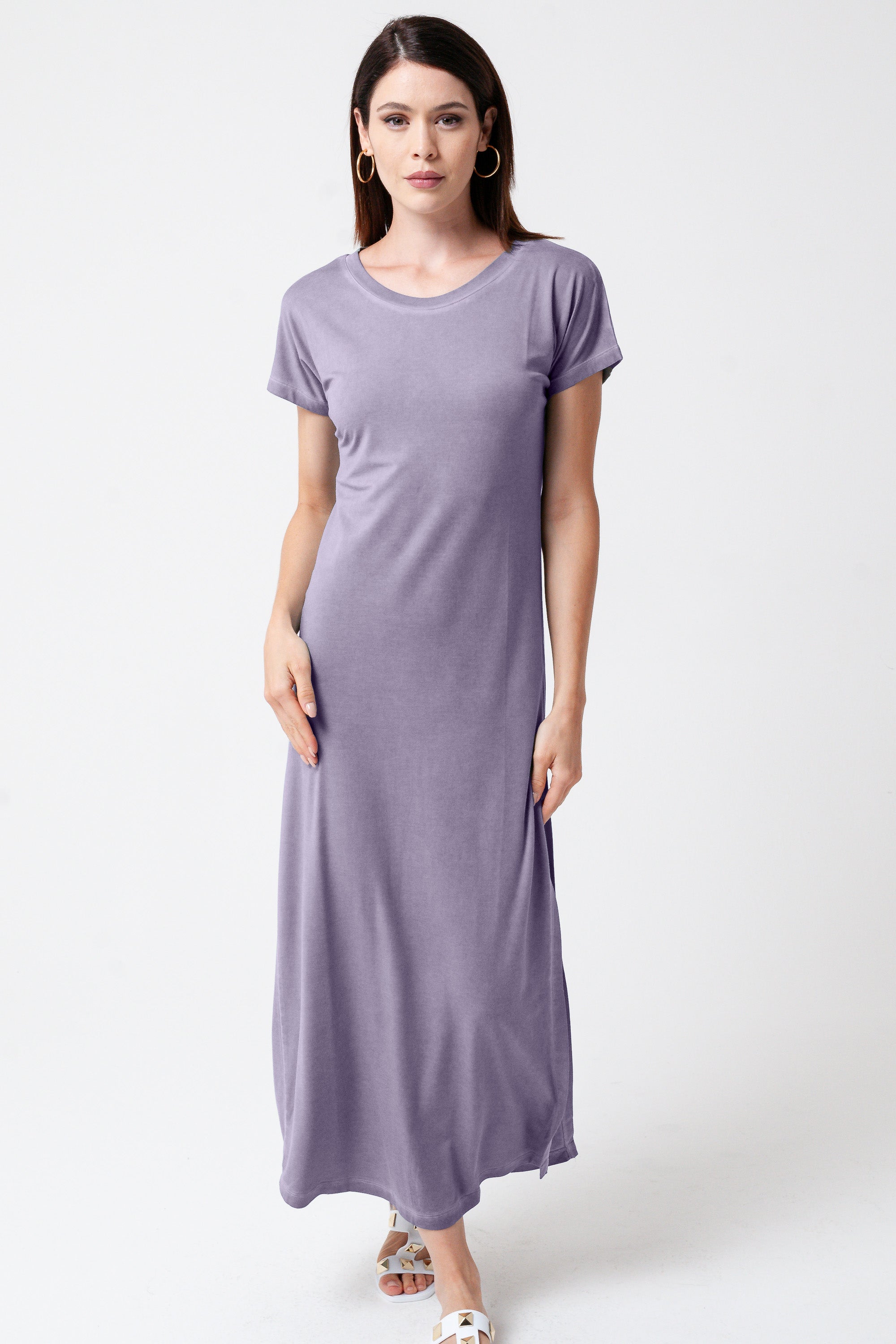 Tee Dress - Mauve