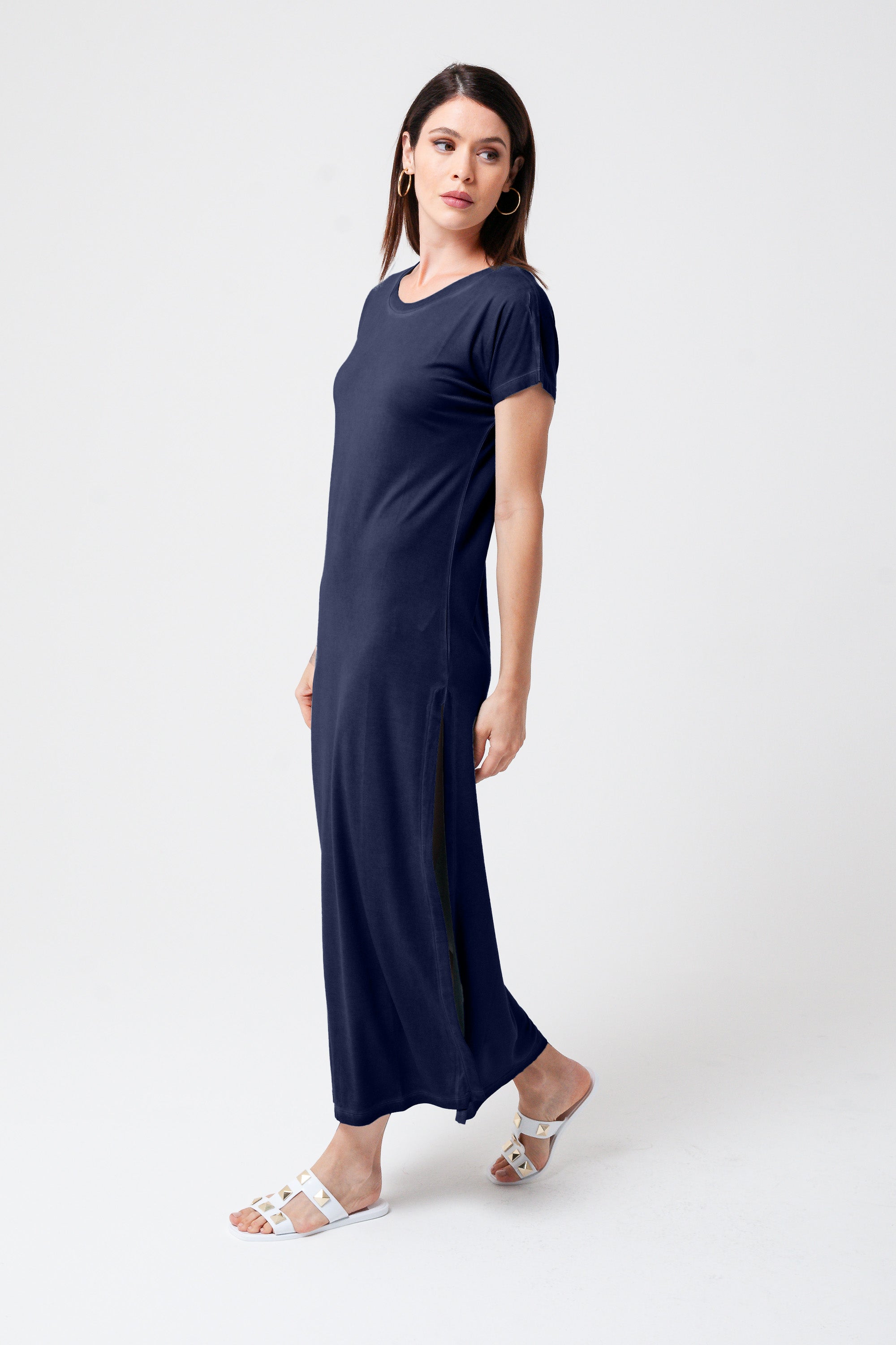 Tee Dress - Navy