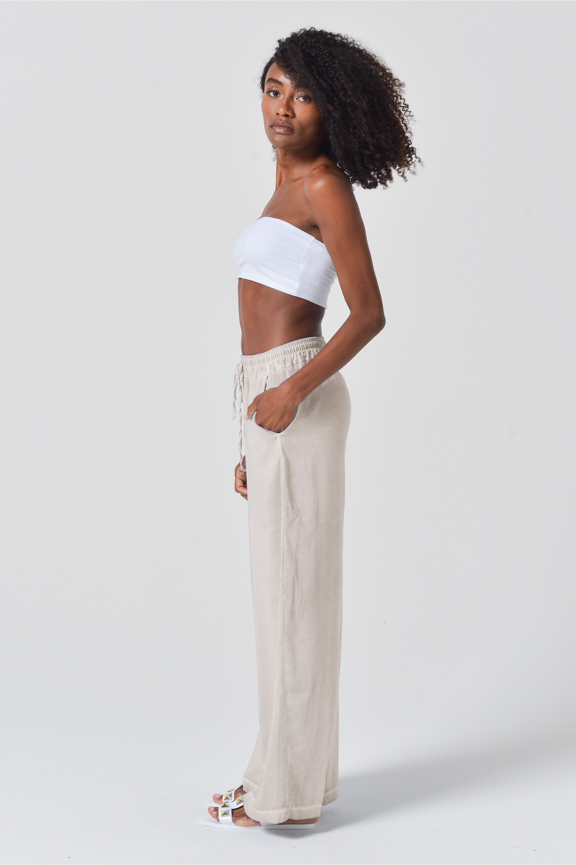 Viscose Billow Slacks - Canapa