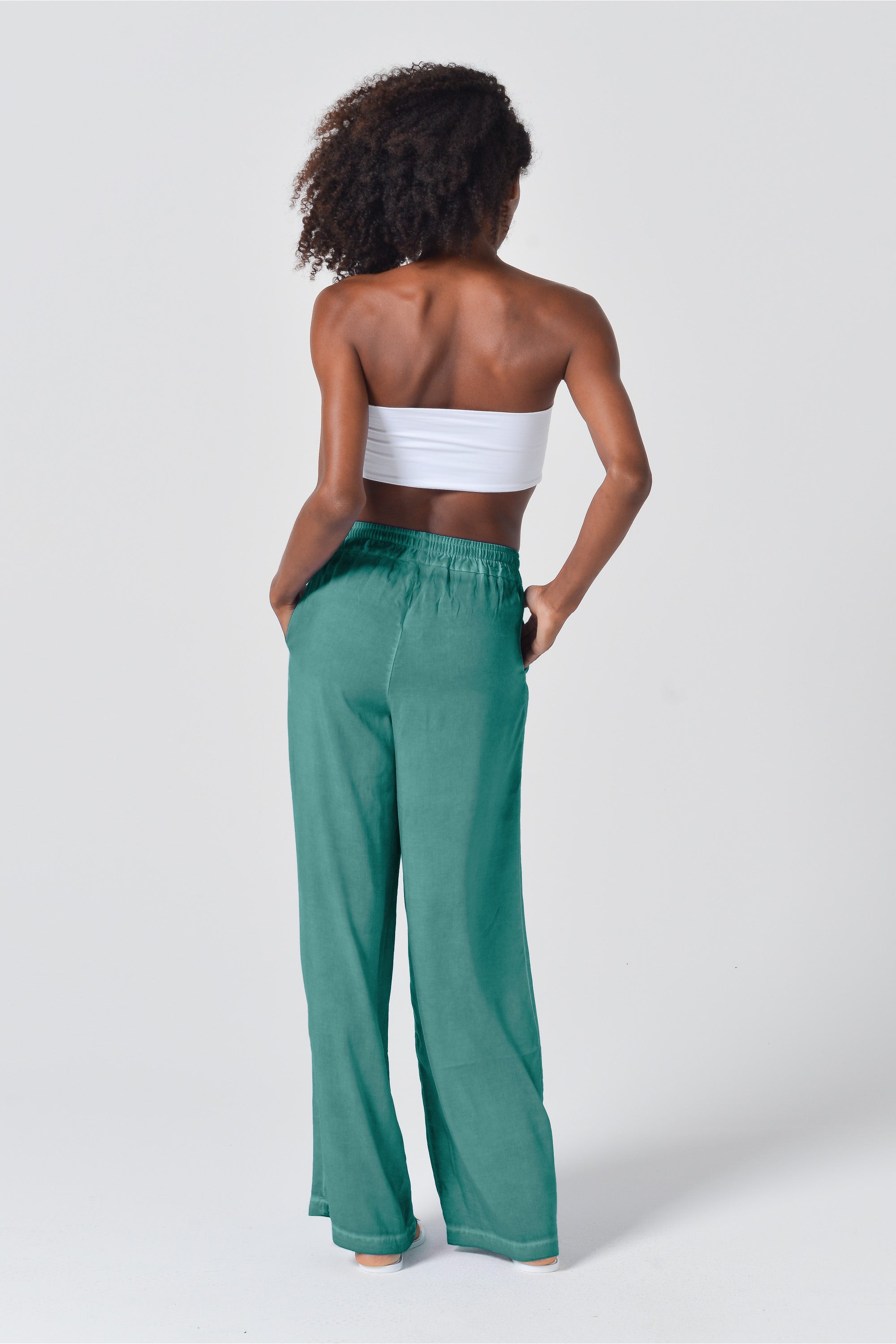 Viscose Billow Slacks - Bahama