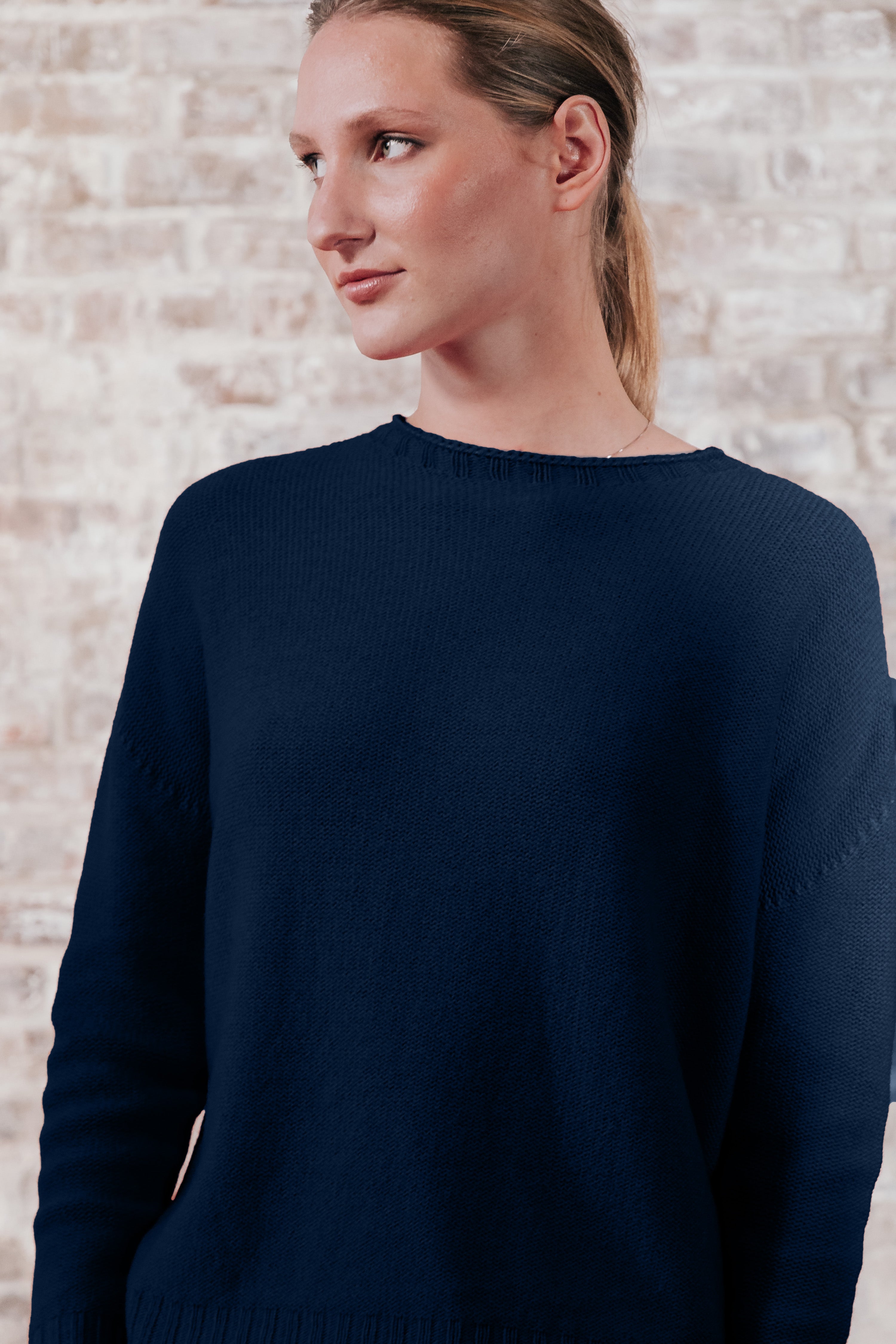 Mosshill Crew Neck Sweater - Ultramarine