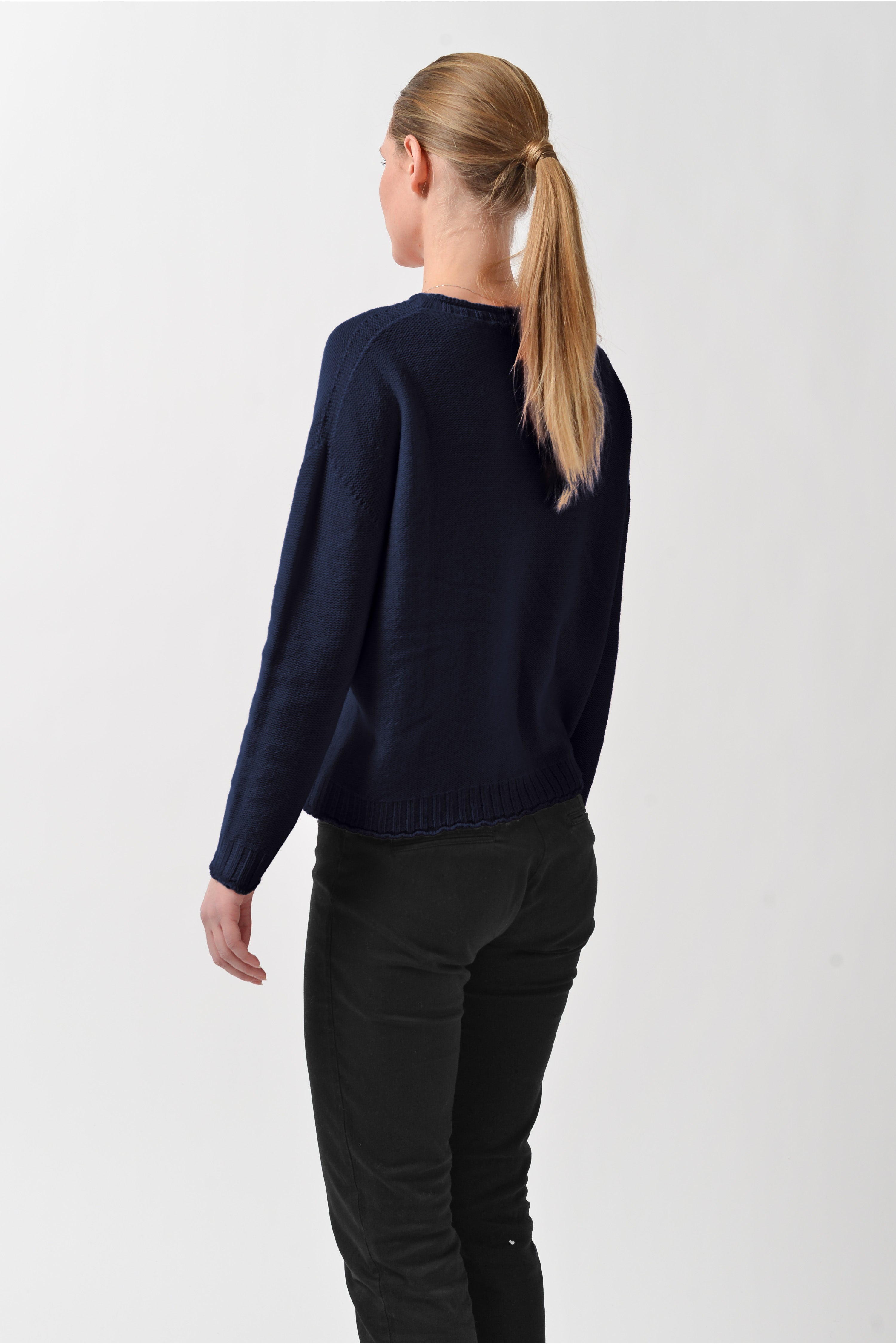 Mosshill Crew Neck Sweater - Navy