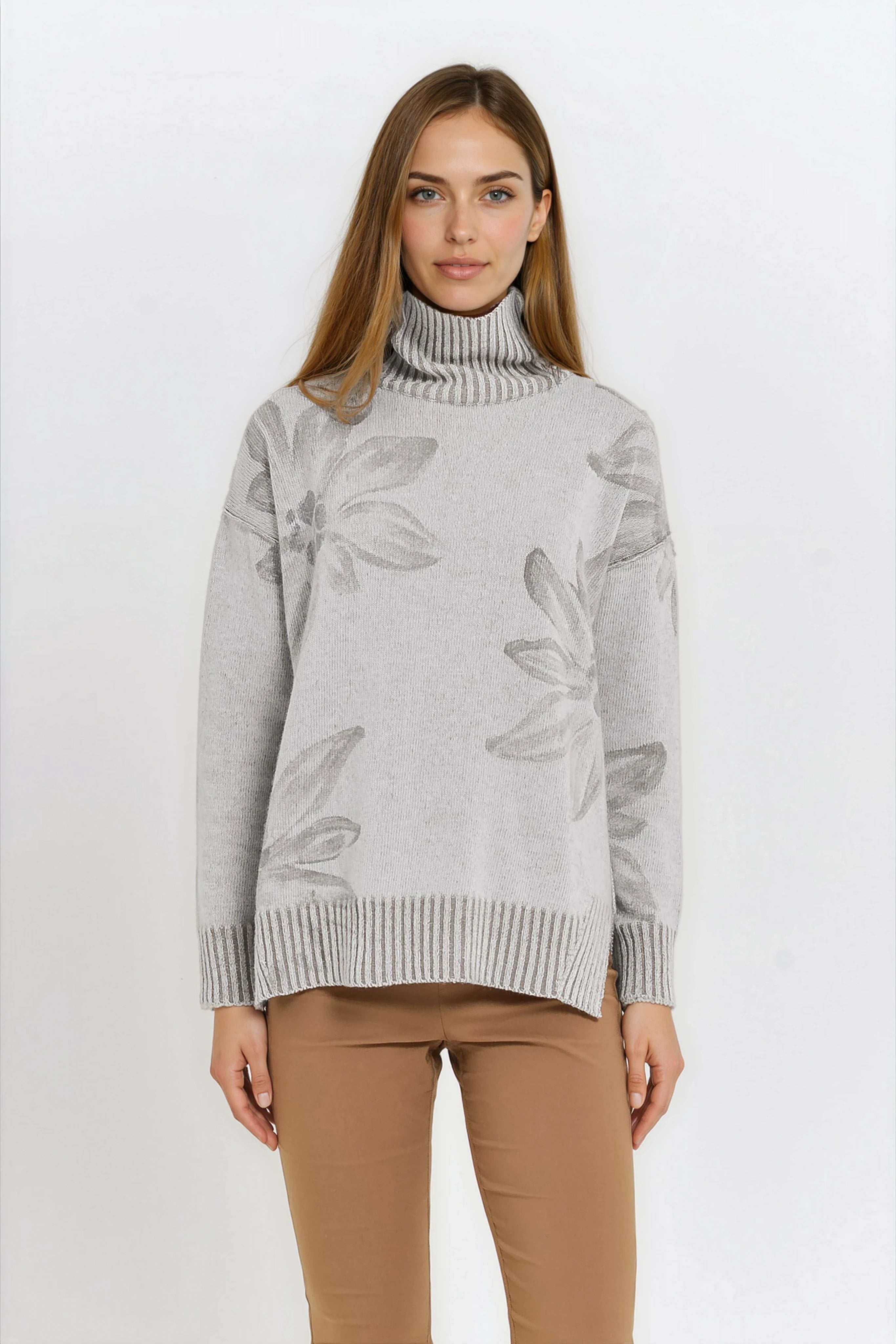 Maglione dolcevita Bothy Edel - Granite